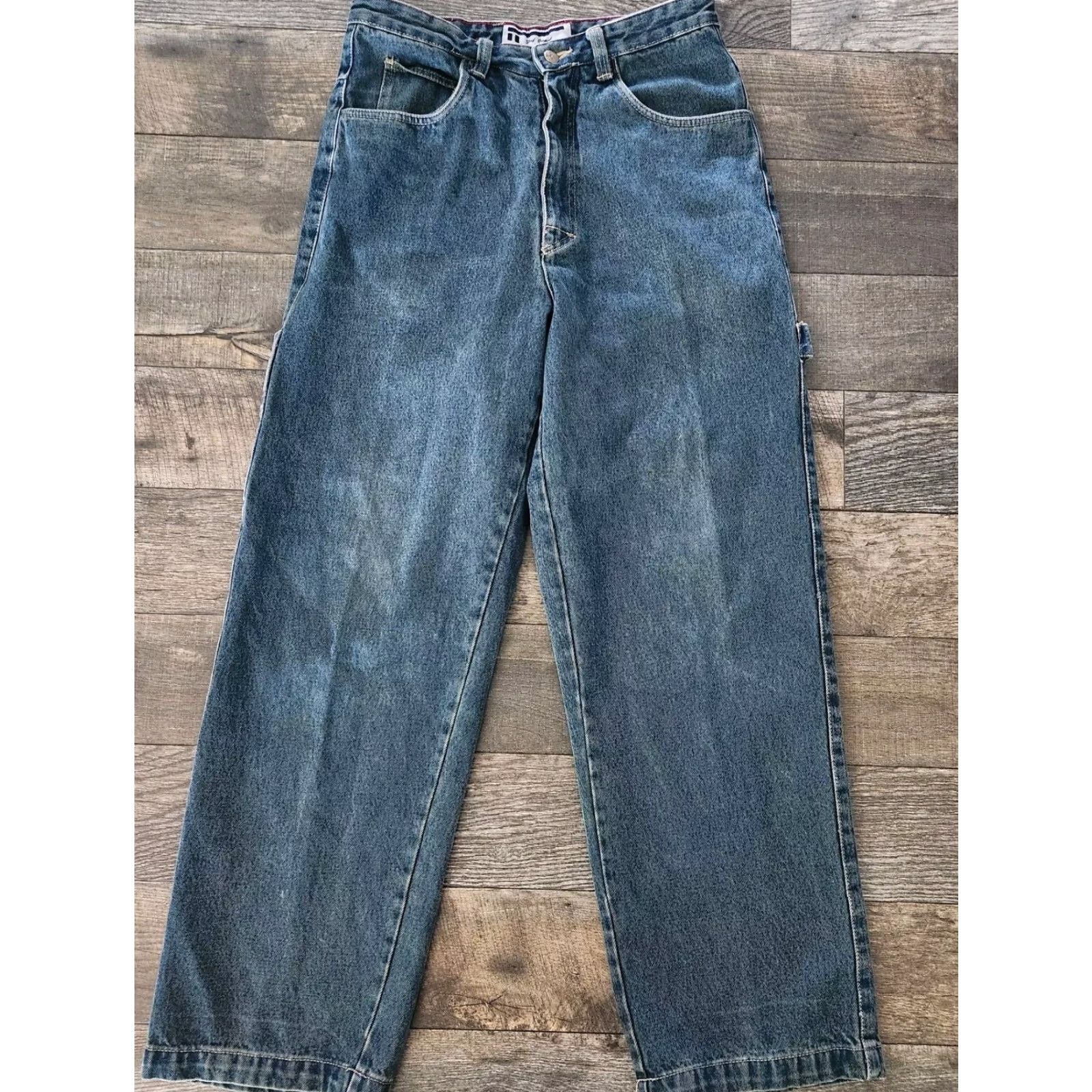 Vintage VINTAGE FNF Jeans Mens 32X32 Baggy Carpenter Wide Leg Skater Y2K Streetwear Mens Size US 32 / EU 48 - 2 Thumbnail