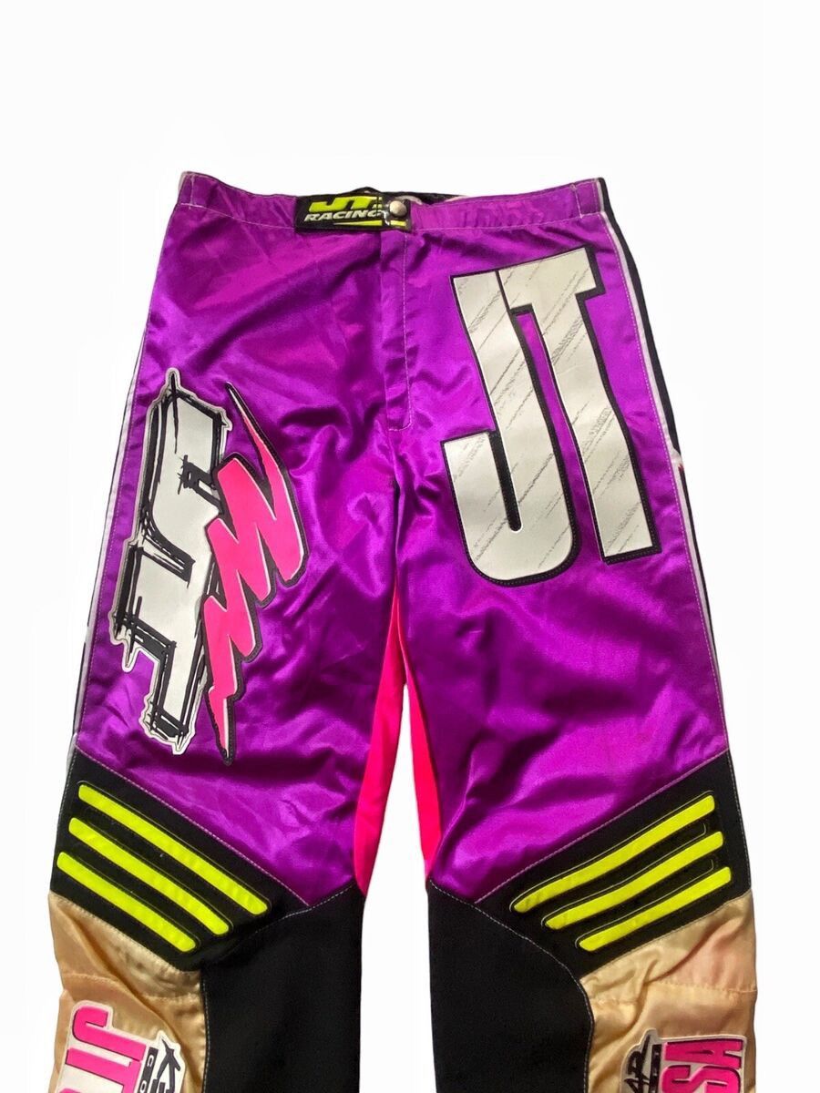 Gear for Sports Vintage 80s Motocross Bmx Pants Jt Racing Usa Size US 32 / EU 48 - 3 Thumbnail