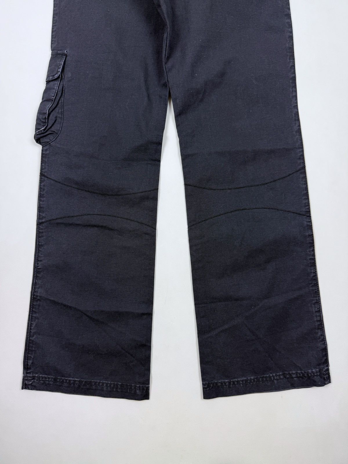 Maui and Sons Y2K Vintage Maui Girl Low Rise Belted Cargo Flared Pants Size 28" / US 6 / IT 42 - 9 Thumbnail