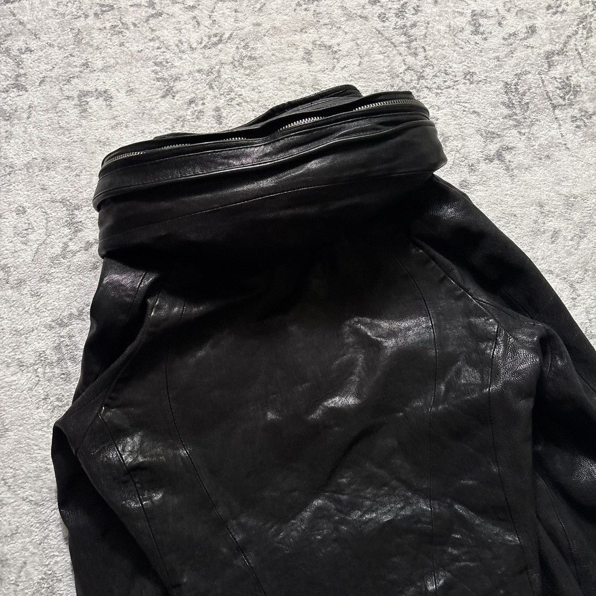 GOA GOA Bono Leather Jacket Black | Size Free Size US XS / EU 42 / 0 - 9 Thumbnail