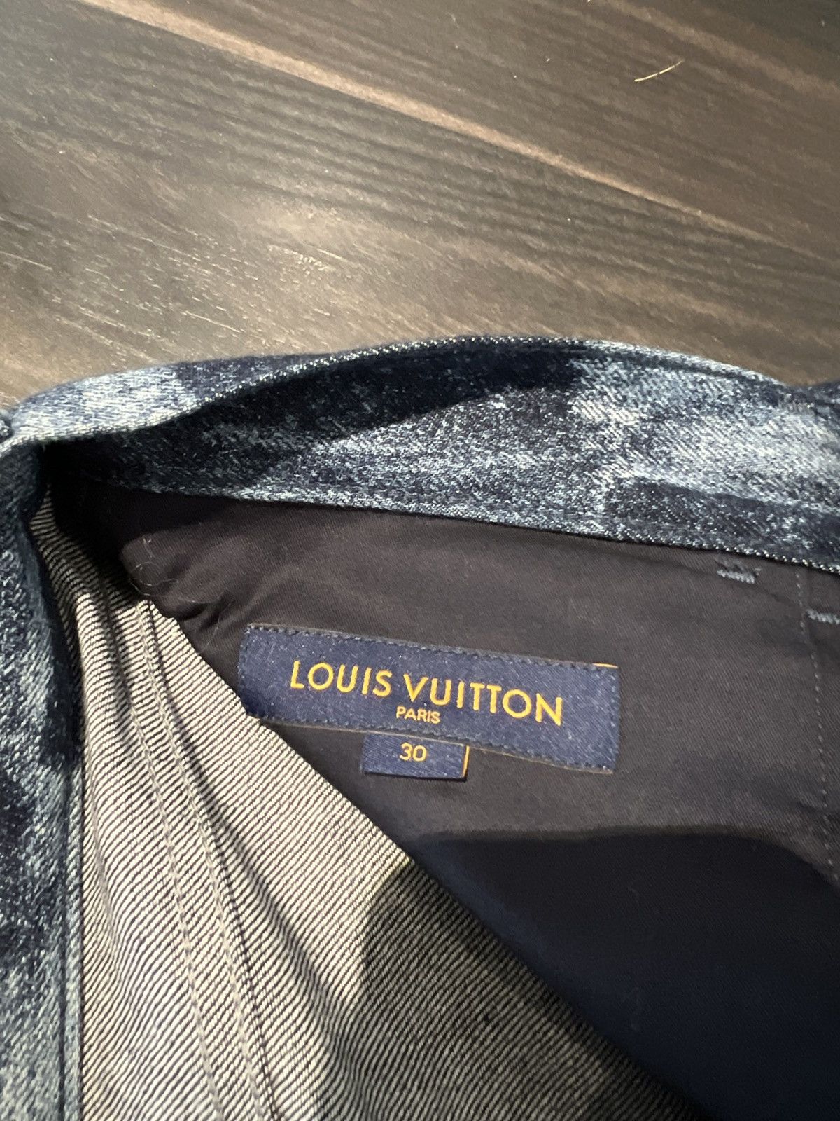 Louis Vuitton (Set price) Logo Checkered Damier Denim Shirts + Pant Size US S / EU 44-46 / 1 - 13 Thumbnail