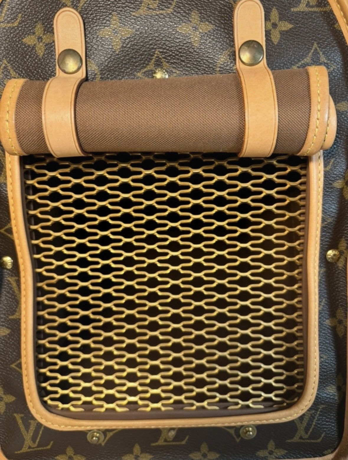 Louis Vuitton LOUIS VUITTON Sac Chien 40 monogram dog carrier shoulder bag Size ONE SIZE - 4 Thumbnail