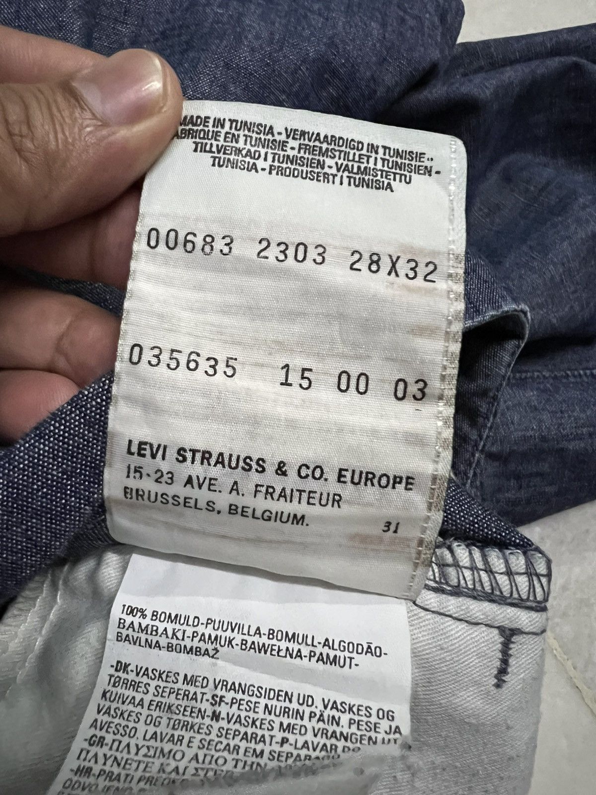 Levi's 🌈90s Levis All Duty Baggy Zipper Jean Size US 28 / EU 44 - 14 Thumbnail