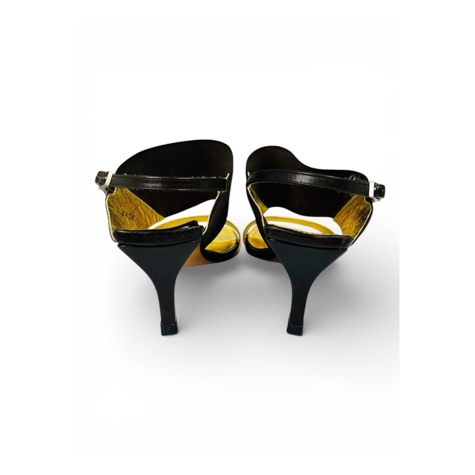 Chanel Chanel Vintage Gold Cap Toe Slingback Heels 38 Lagerfeld 99 Size US 7 / IT 37 - 3 Thumbnail