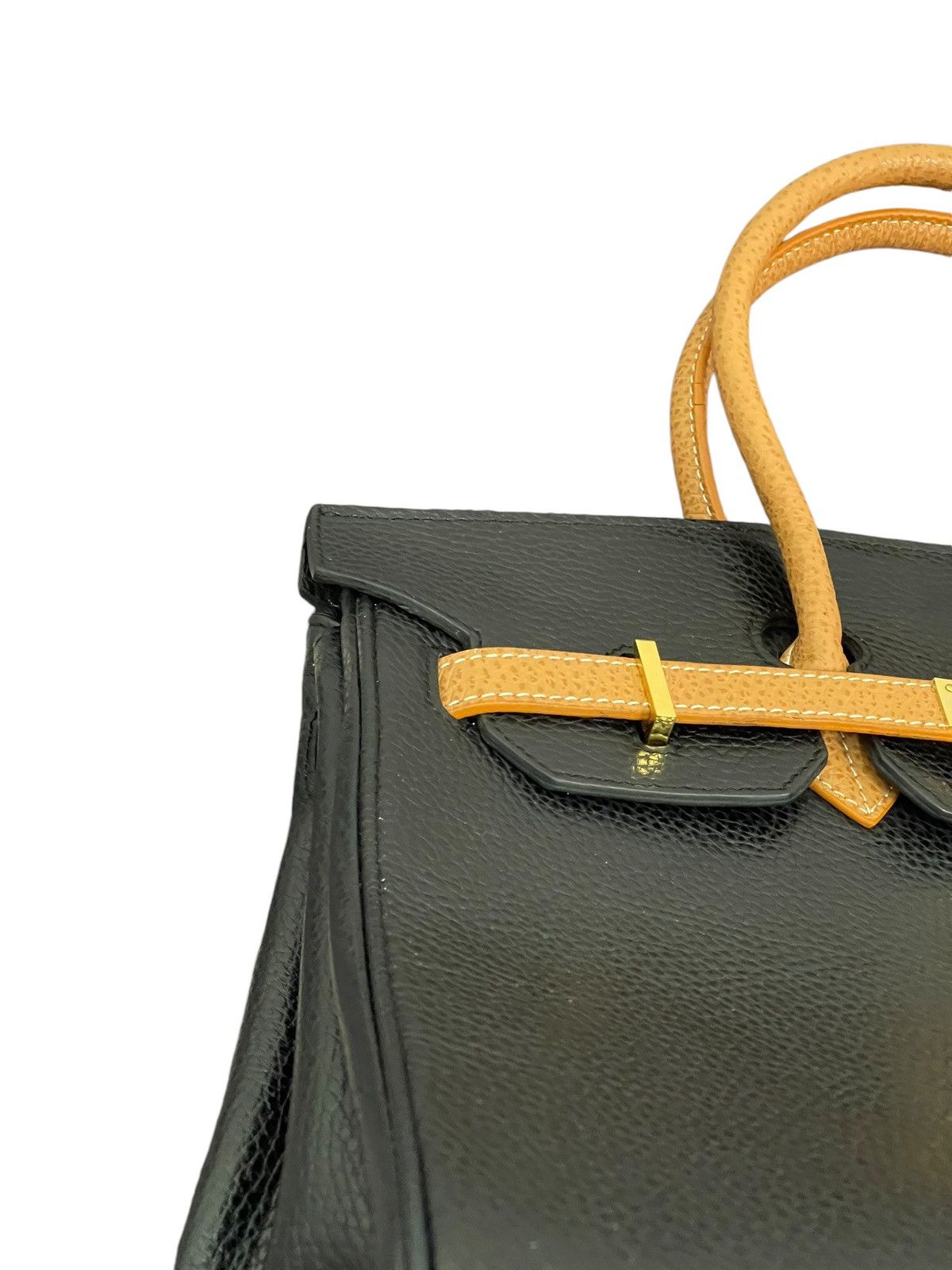 Genuine Leather Birkin Bag Leather Vintage Unknown Custom 1🟩1 Size ONE SIZE - 12 Thumbnail