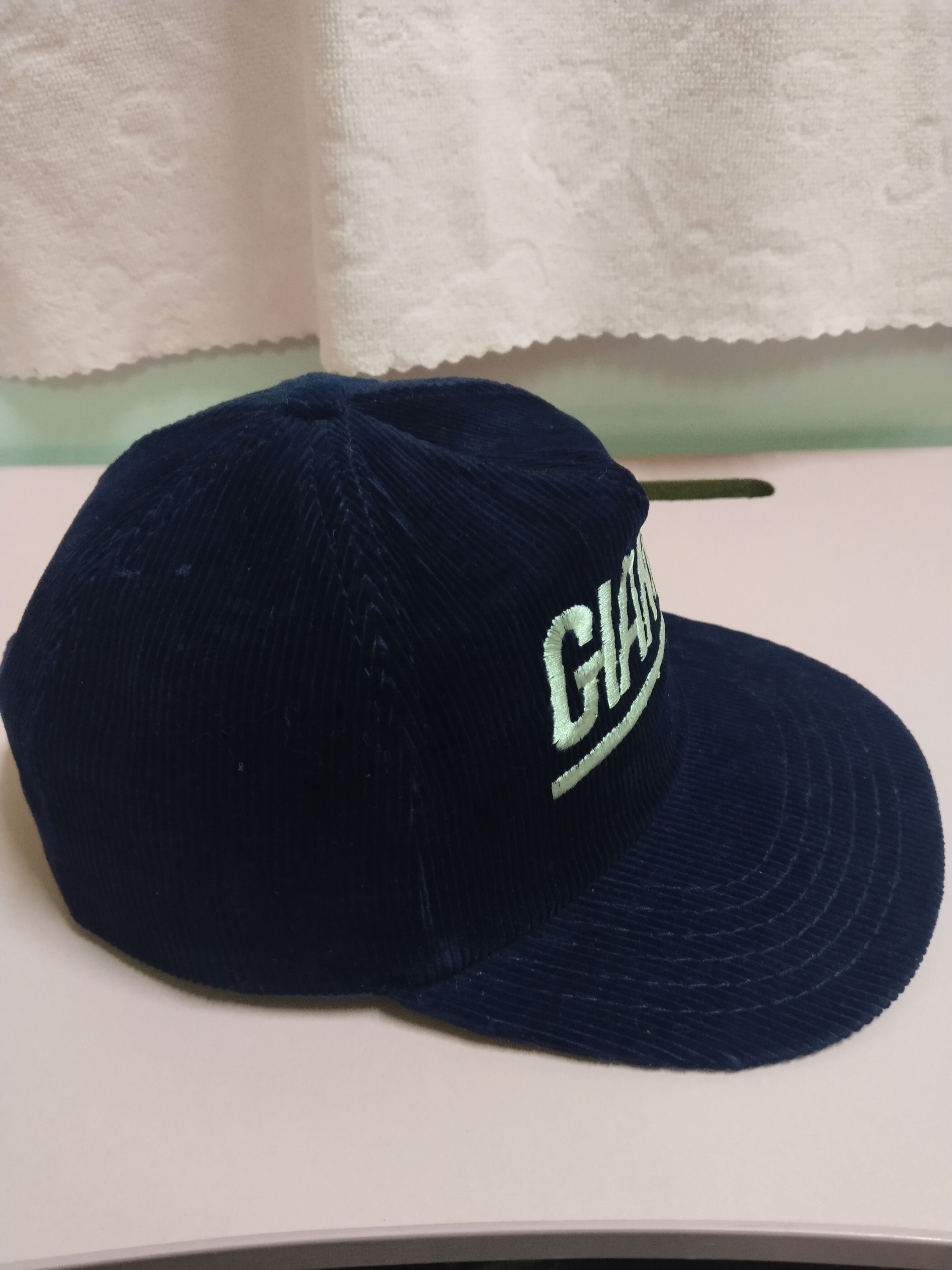 Vintage VINTAGE NEW YORK GIANTS CUDUROY SNAPBACK HAT Size ONE SIZE - 4 Thumbnail