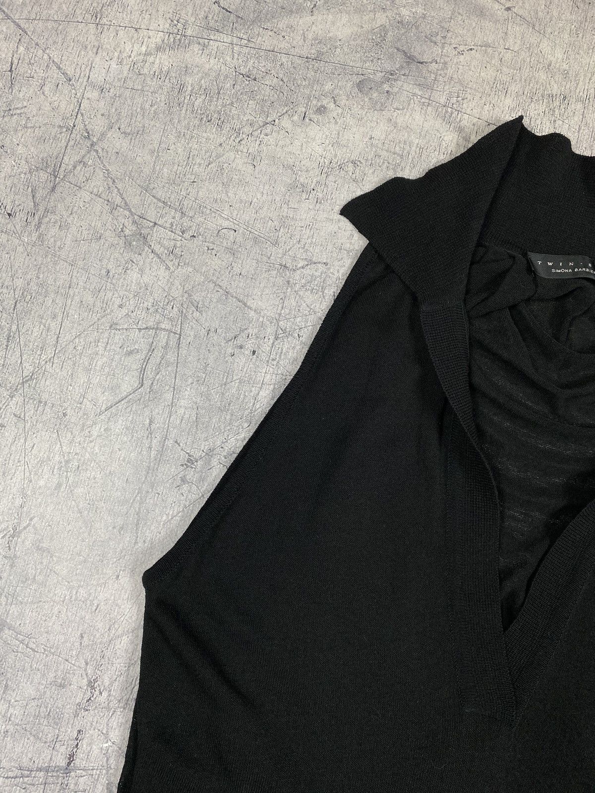 TWINSET Twin Set Simona Barbieri Designed Luxury Polo West Sweater Size M / US 6-8 / IT 42-44 - 5 Thumbnail