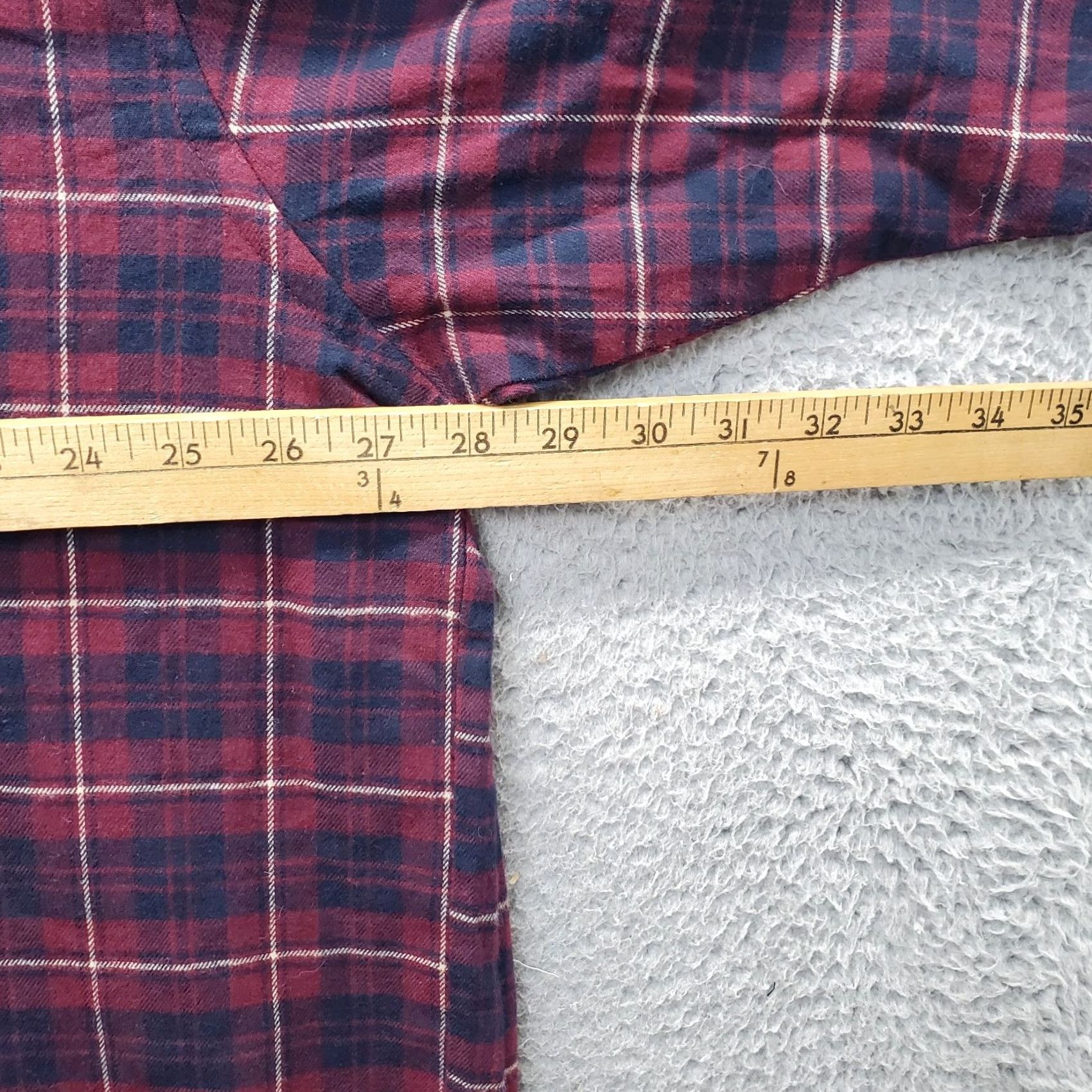 Vintage David Taylor Mens Flannel Shirt XXL Multi Plaid Long Sleeve Button-Down Shirt Size US XXL / EU 58 / 5 - 4 Thumbnail