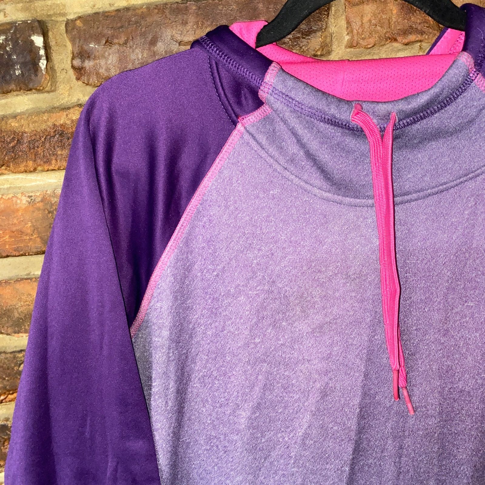 Other Danskin Now Purple Pink Pullover Hoodie Sweatshirt Large Size L / US 10 / IT 46 - 2 Thumbnail