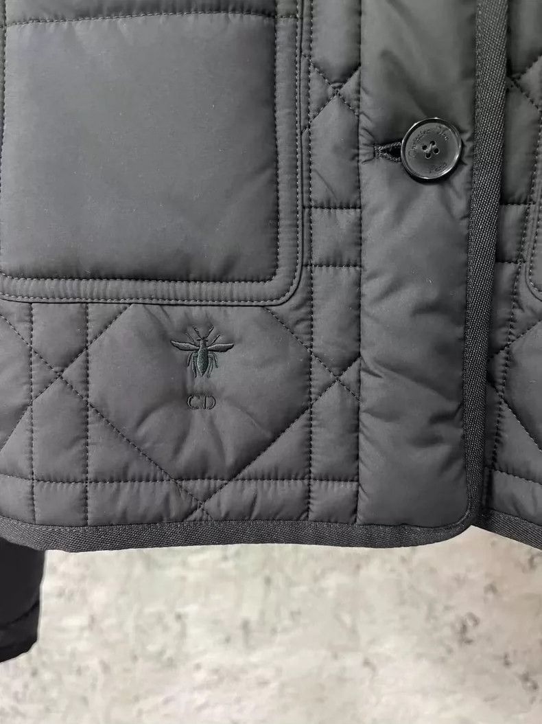 Dior Dior Quilted Cotton Jacket in Black-2505 Size US XXS / EU 40 - 5 Thumbnail