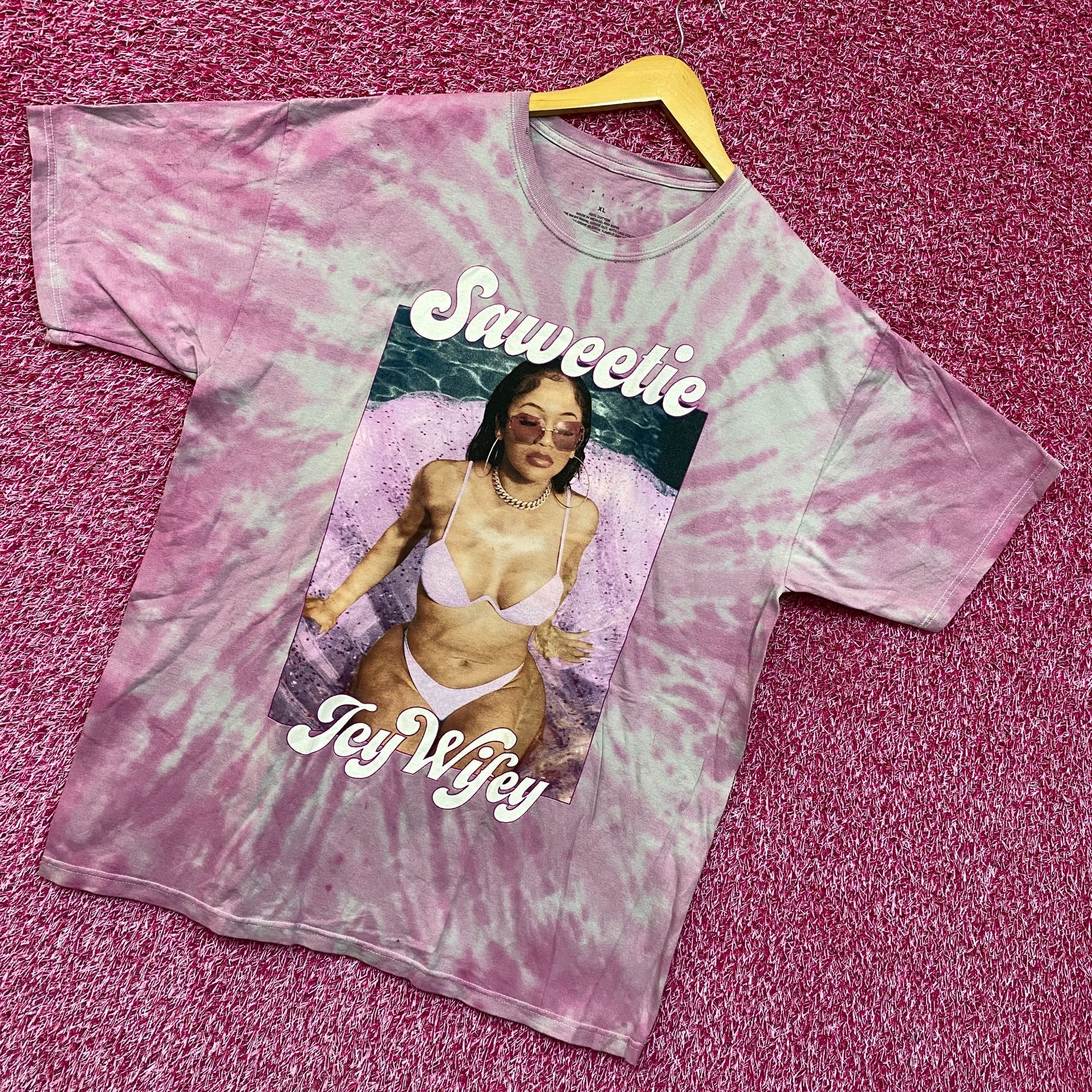 Rap Tees Saweetie Icy Wifey ICY GRL High Maintenance Rap Tie Dye XL Size US XL / EU 56 / 4 - 3 Thumbnail