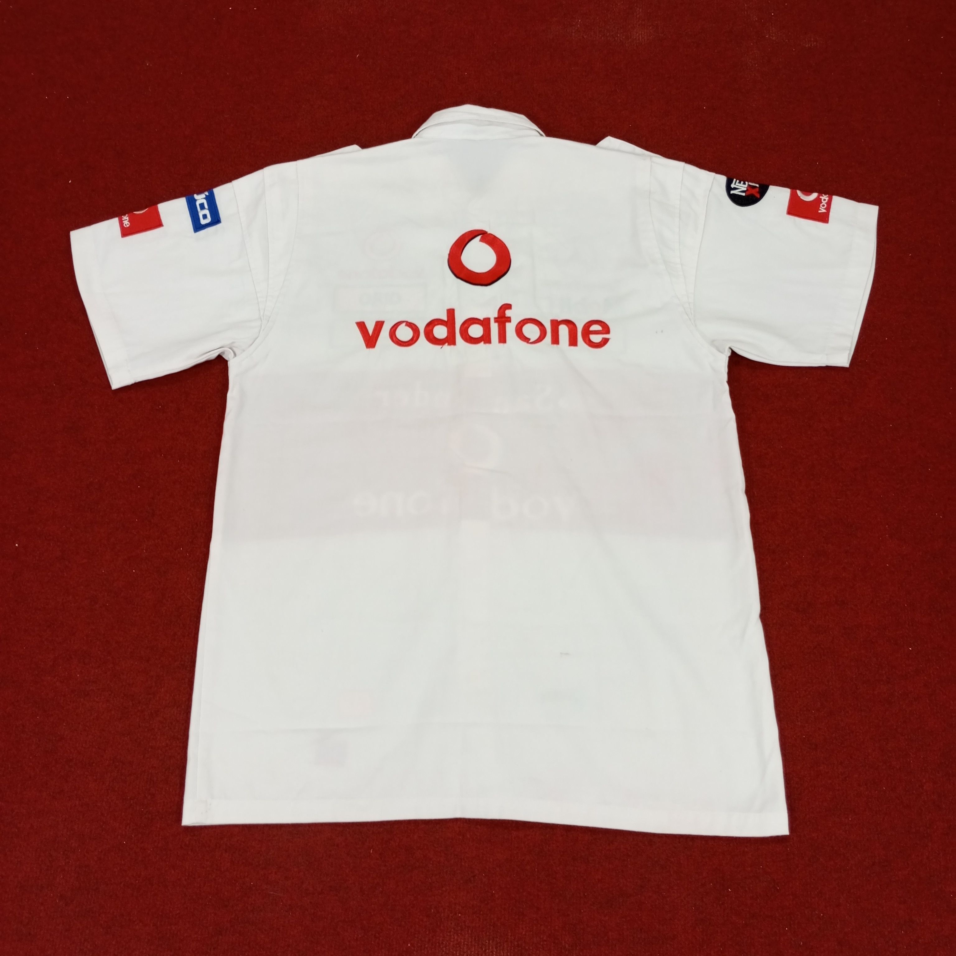 Mercedes-Benz × Vintage Mercedes Benz Santander Vodafone Workwear Style Shirt Size US L / EU 52-54 / 3 - 3 Thumbnail