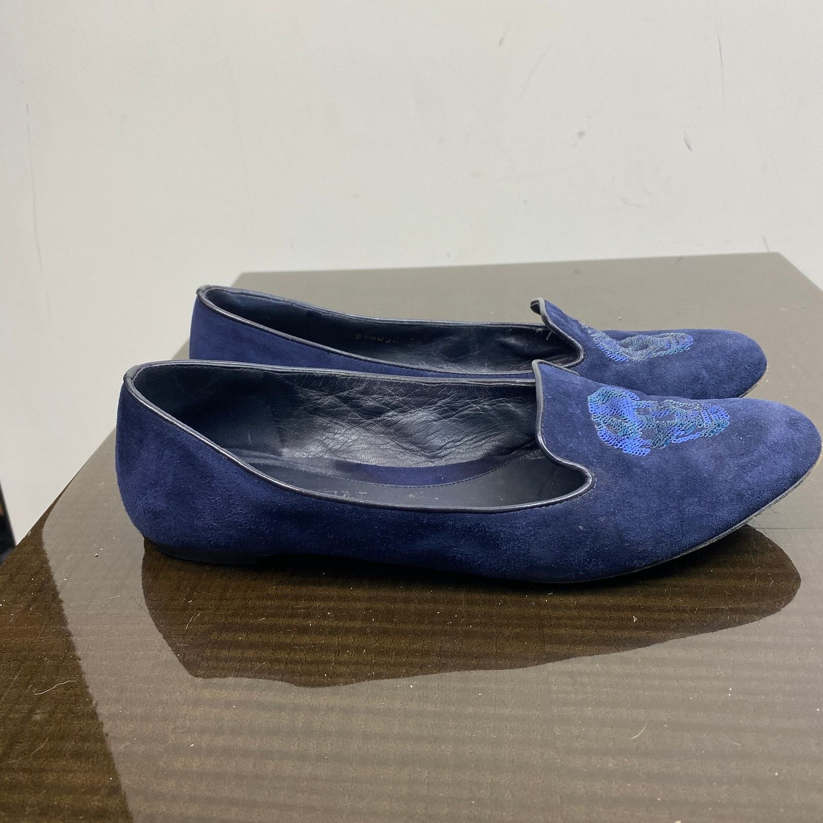 Alexander McQueen Alexander McQueen Suede Skull Loafers Flats Women's 39 US 9 Size US 9 / IT 39 - 3 Thumbnail