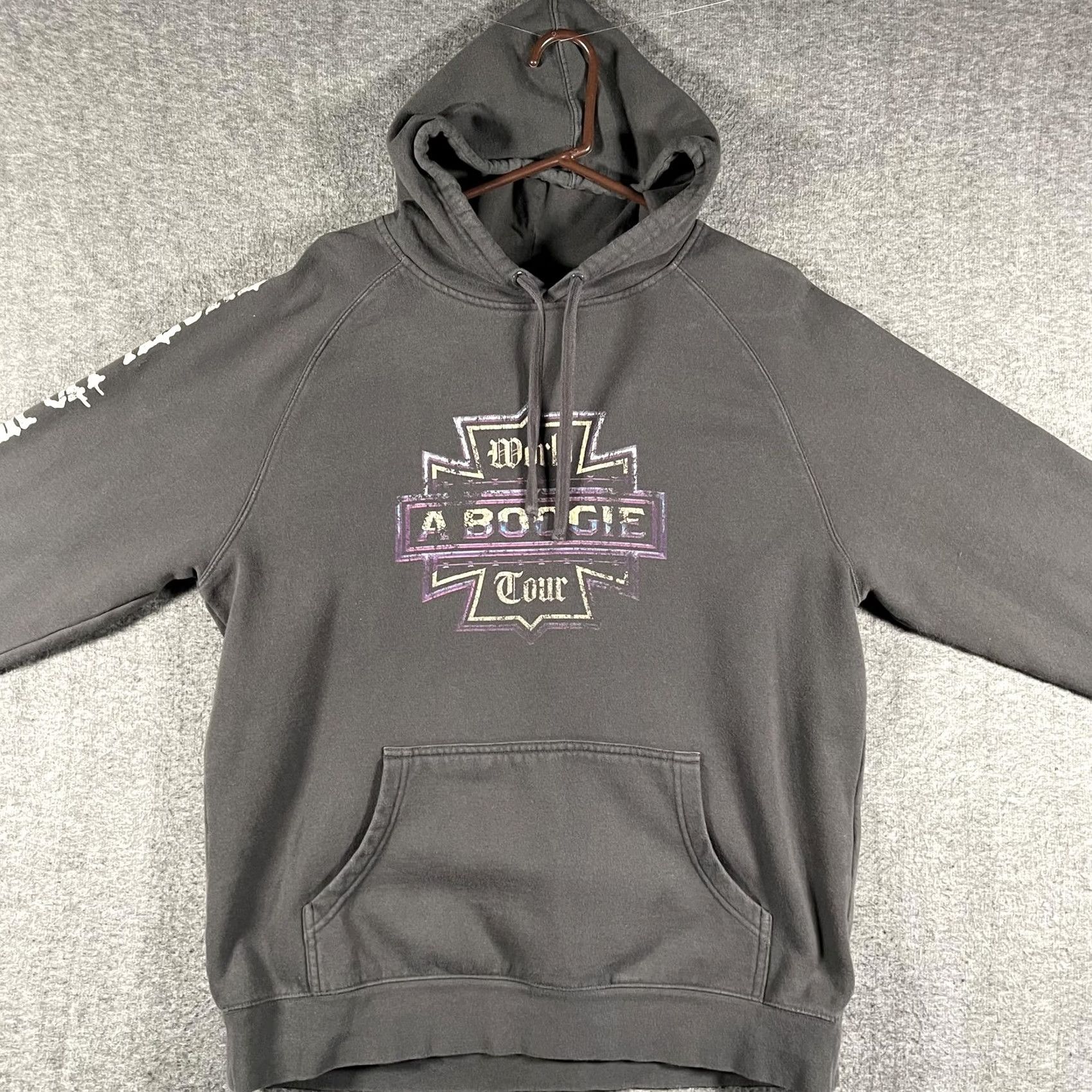 Vintage A Boogie Hoodie Mens XL Black 2024 World Tour Better Off Alone Concert Graphic Hoodie Size US XL / EU 56 / 4 - 5 Thumbnail