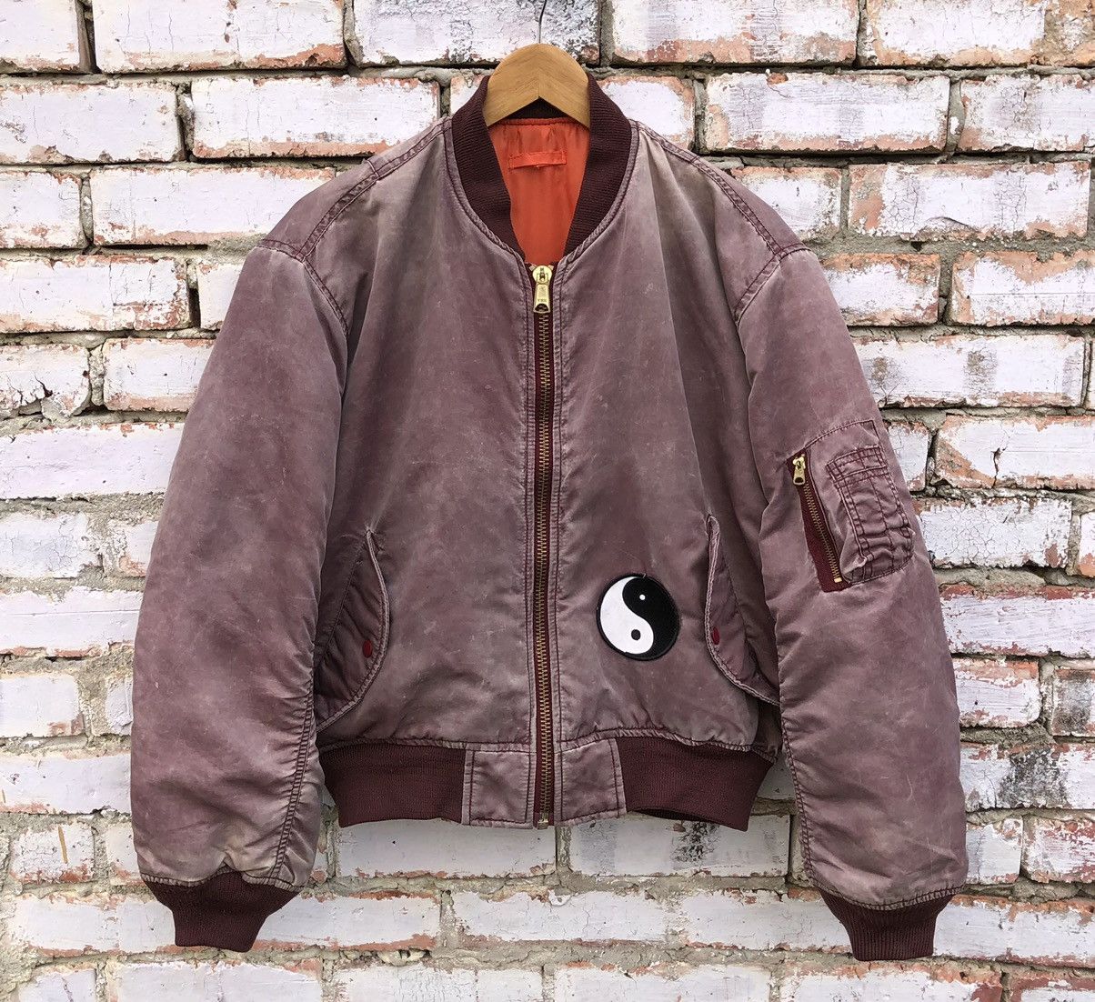Vintage Vintage Sun Faded Flyers Man Intermediate Ma-1 Bomber Jacket Size US M / EU 48-50 / 2 - 7 Thumbnail