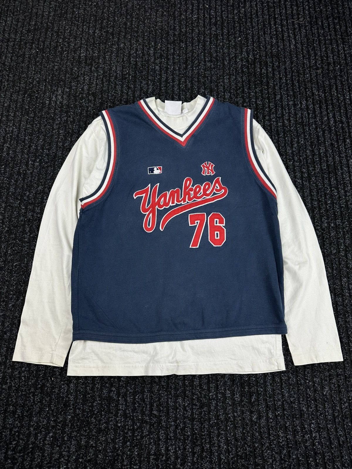 MLB New York Yankees #76 Baseball MLB L/S Vest 2in1 Merchandise Size US S / EU 44-46 / 1 - 1 Thumbnail