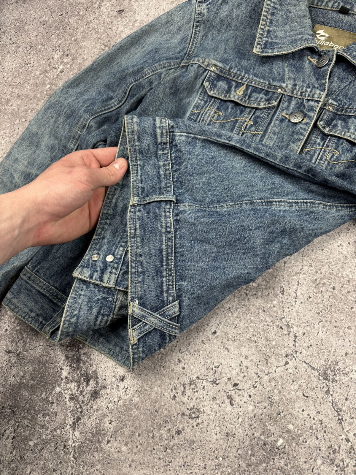Billabong × Vintage VINTAGE BILLABONG Y2K JAPANESSE DENIM JACKET 90’s RARE❗️ Size S / US 4 / IT 40 - 6 Thumbnail
