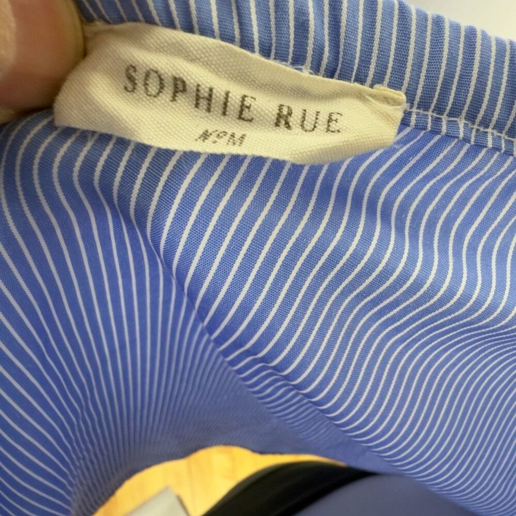 Other SOPHIE RUE ANTHRO Sailor chic Blue White Off Shoulder Top M Size L / US 10 / IT 46 - 4 Thumbnail
