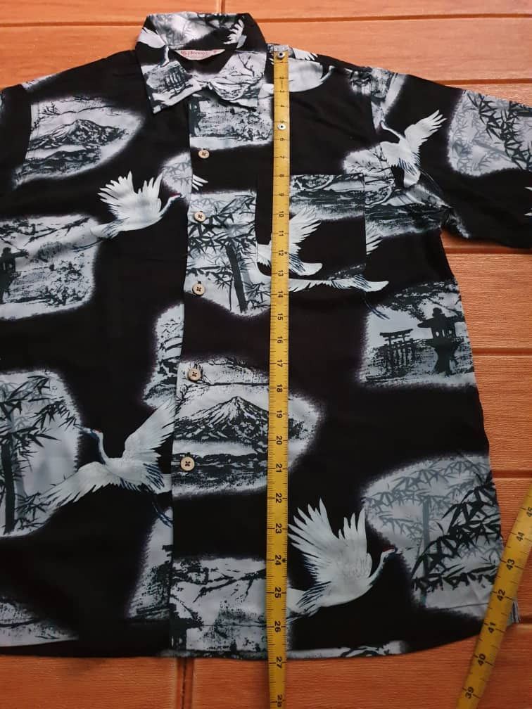 Japanese Brand 💥Honolulu bird yakuza style Hawaiian shirt Size US M / EU 48-50 / 2 - 9 Thumbnail