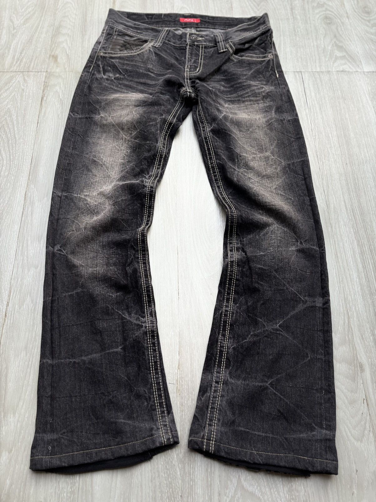 Japanese Brand AVAIL phyton lace up jeans Size US 30 / EU 46 - 1 Thumbnail