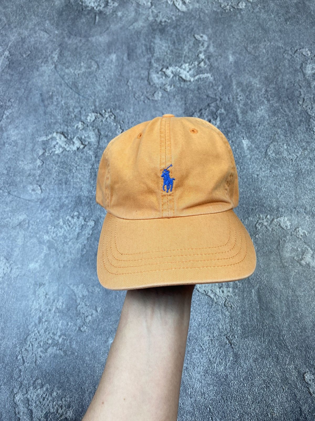 Polo Ralph Lauren Vintage 00s Polo Ralph Lauren Orange Sunfaded Cap Casual Size ONE SIZE - 3 Thumbnail