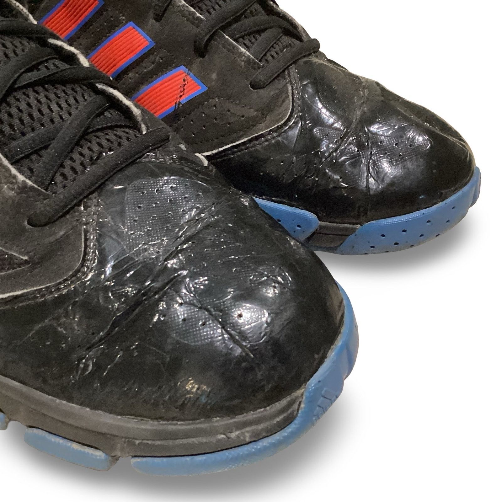 Adidas Adidas Cross 'Em 2 Black/Red/Blue Mens Basketball Shoes Size US 13 / EU 46 - 3 Thumbnail