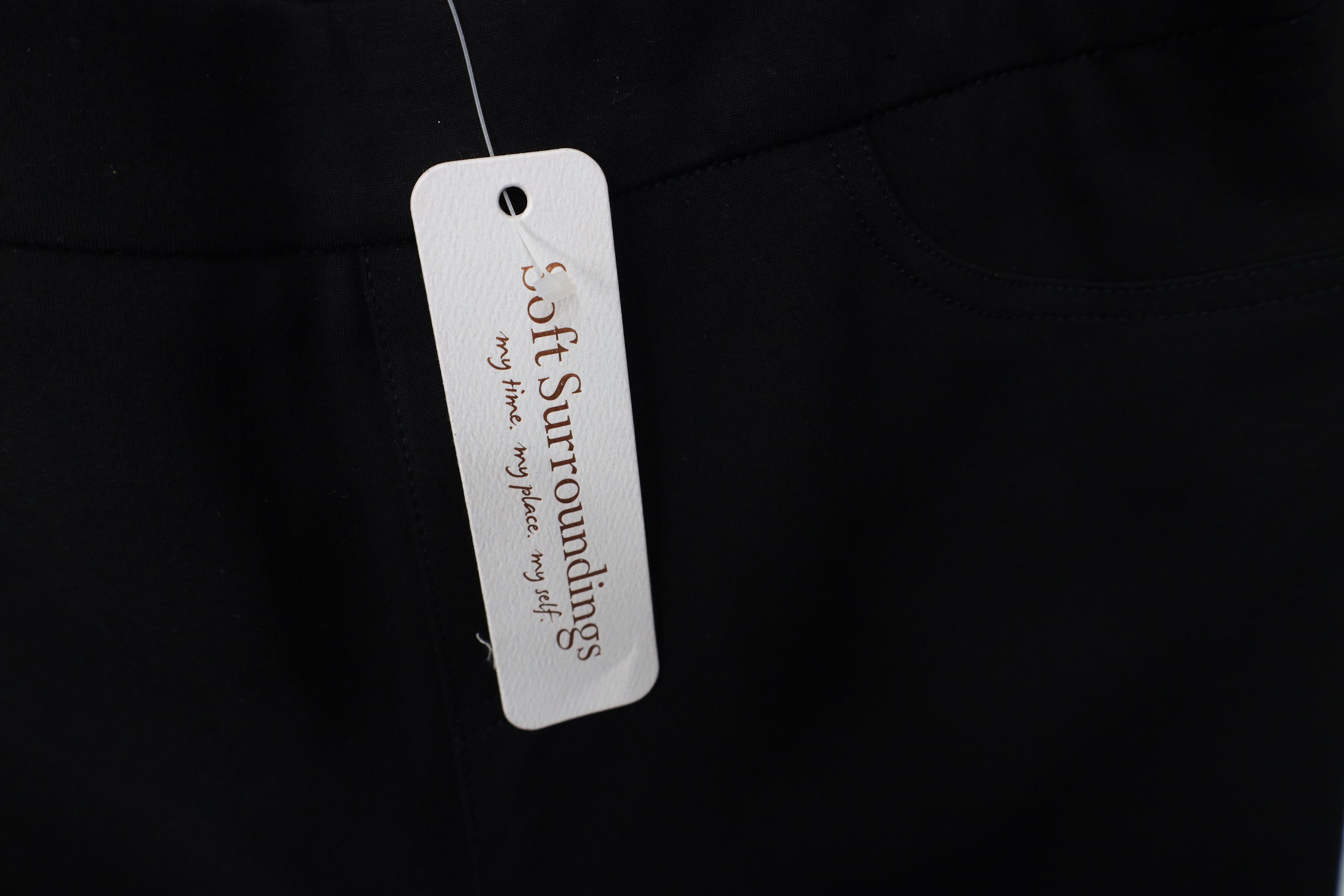 Soft Surroundings New Soft Surroundings Super Sleek Leggings Black Size 25" / US 0 / IT 36 - 6 Thumbnail