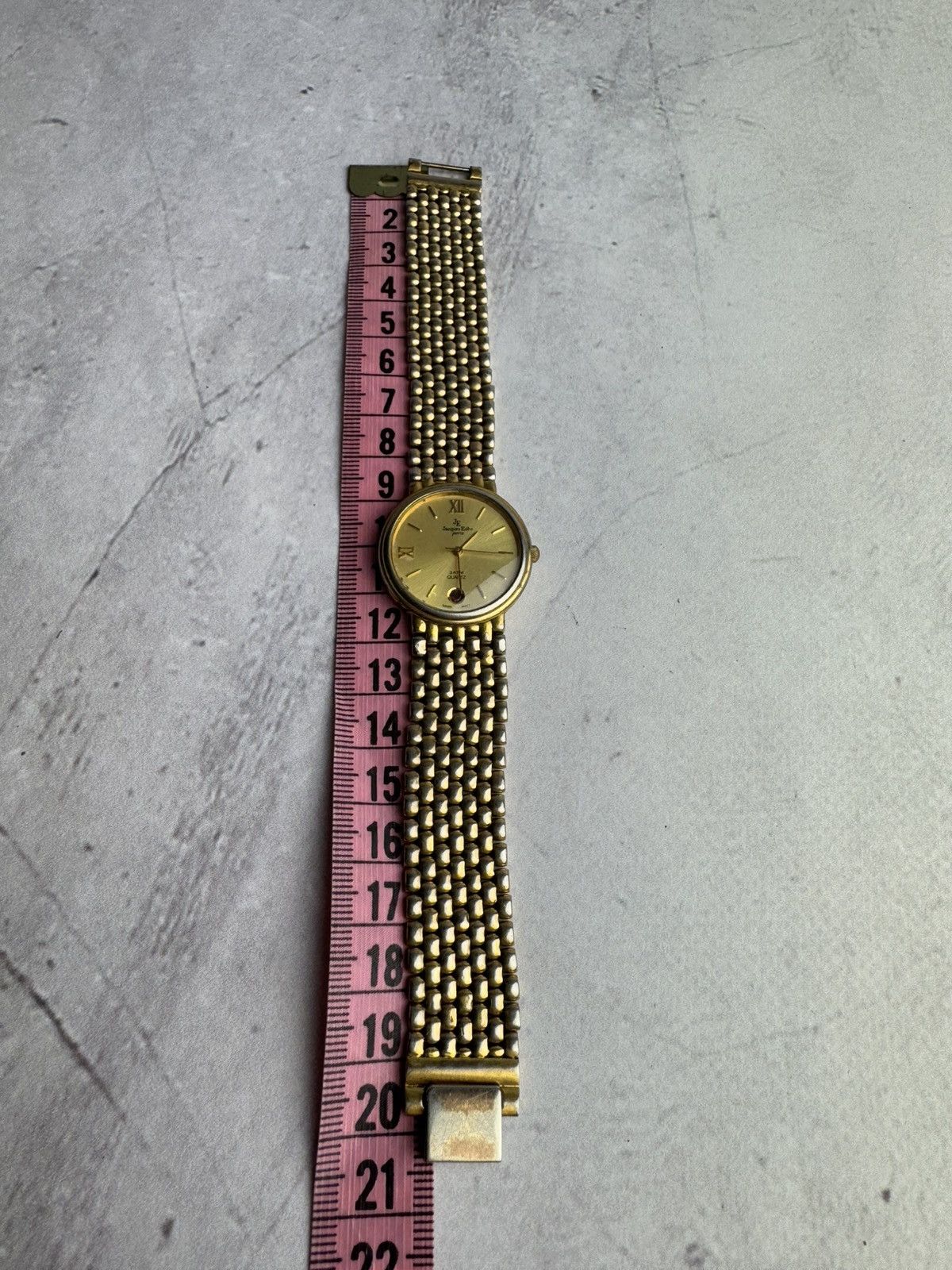 Japanese Brand × Vintage Vintage Jacques Edho Watch Japanese Style Gold Size ONE SIZE - 6 Thumbnail