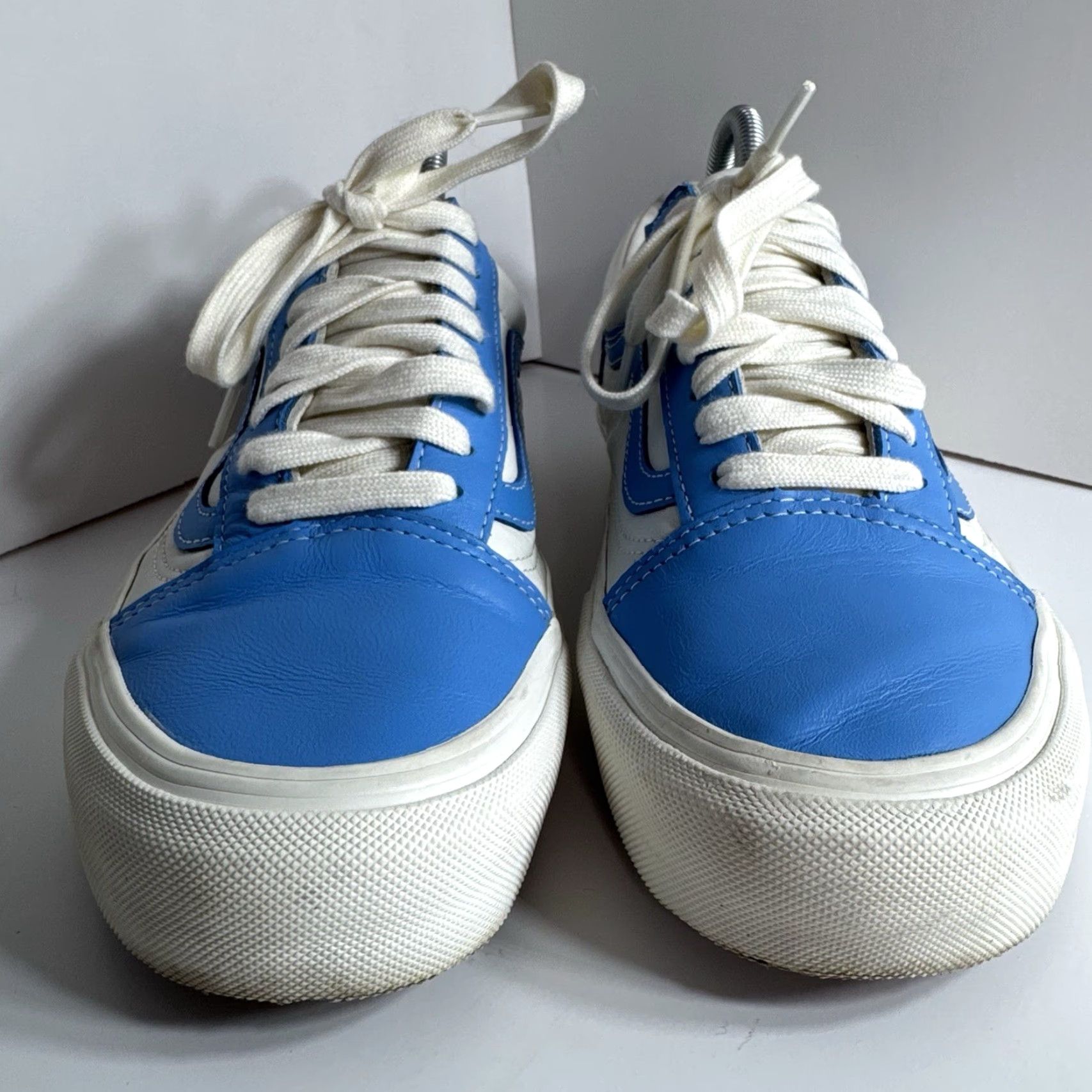 Vans Vans Old Skool Blue/White Skate Shoe 721454 Lace Up Low Top Unisex M 8.5 W 10 Size US M / EU 48-50 / 2 - 4 Thumbnail
