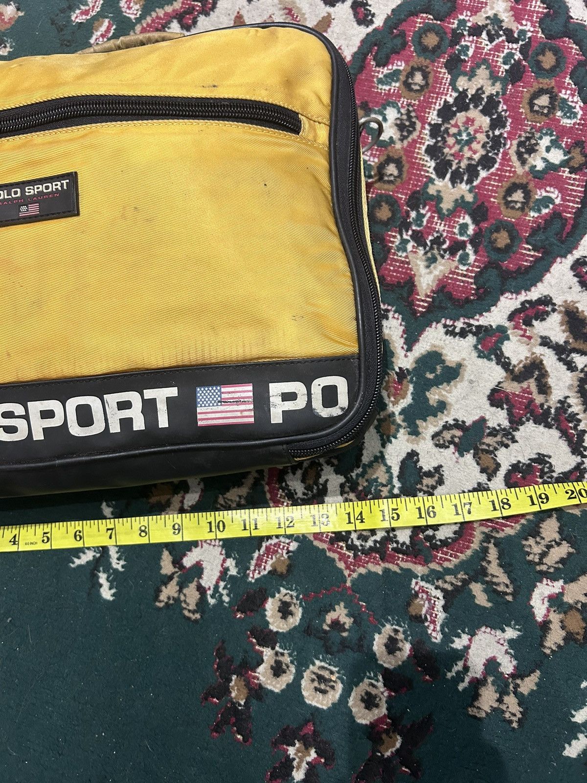 Polo Ralph Lauren RALPH LAUREN POLO SPORT BRIEFCASE LAPTOP EASY USE YELLOW Size ONE SIZE - 7 Thumbnail