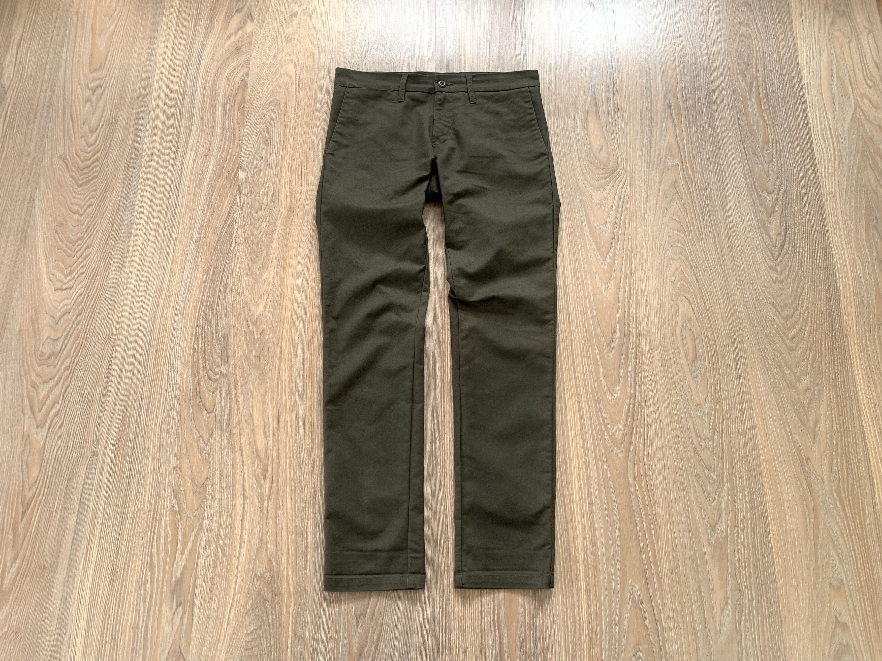 Carhartt Carhartt WIP Sid Pant Khaki Chino Cotton Trousers Size US 31 - 12 Thumbnail