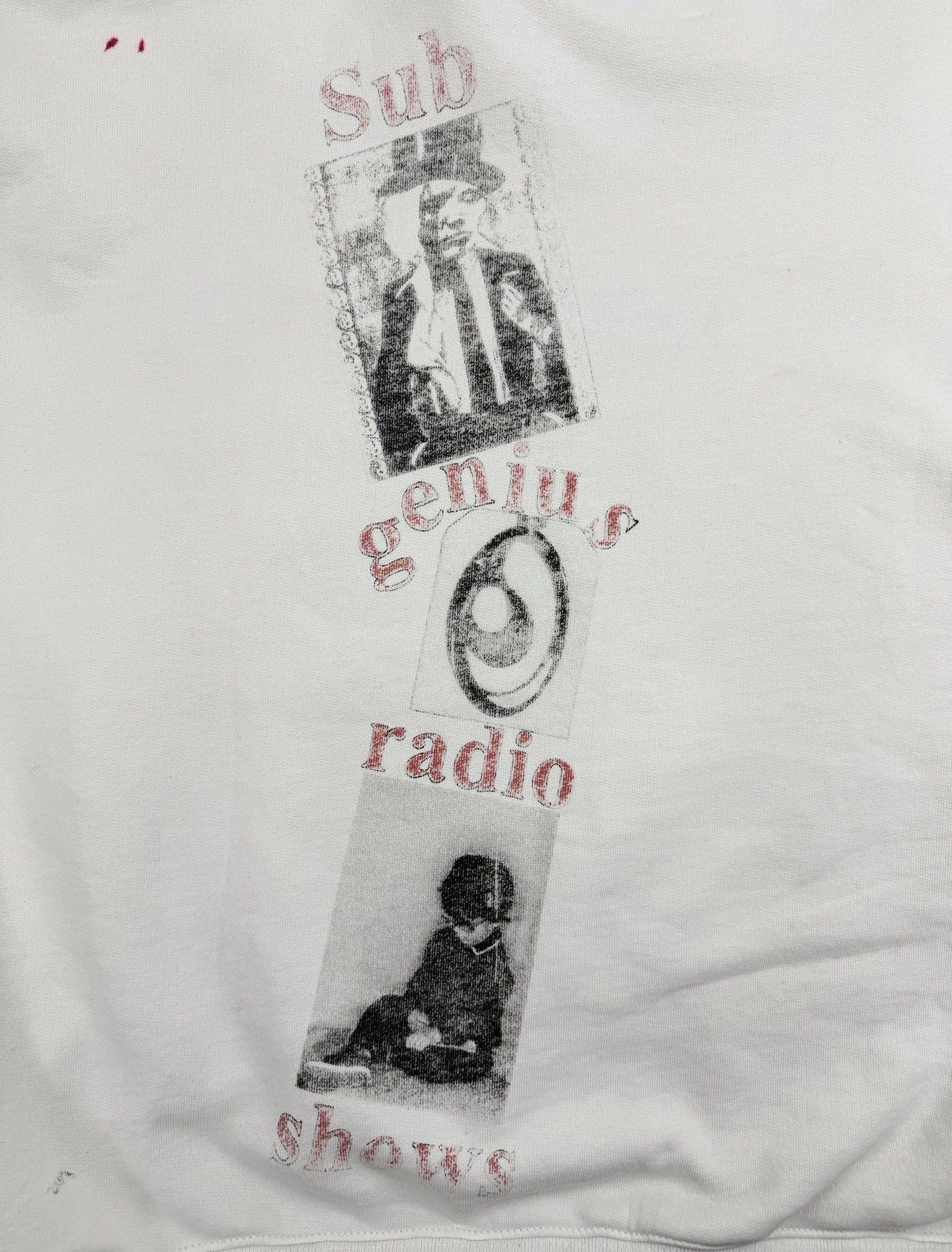 Enfants Riches Deprimes Enfants Riches Deprimes ‘Genius Radio’ White Heavy Crewneck Size US M / EU 48-50 / 2 - 4 Thumbnail