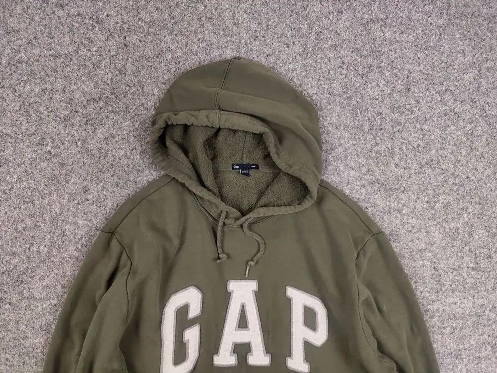 Gap Vintage Gap Military Green Logo Classic Hoodie Y2K style Size US M / EU 48-50 / 2 - 2 Thumbnail