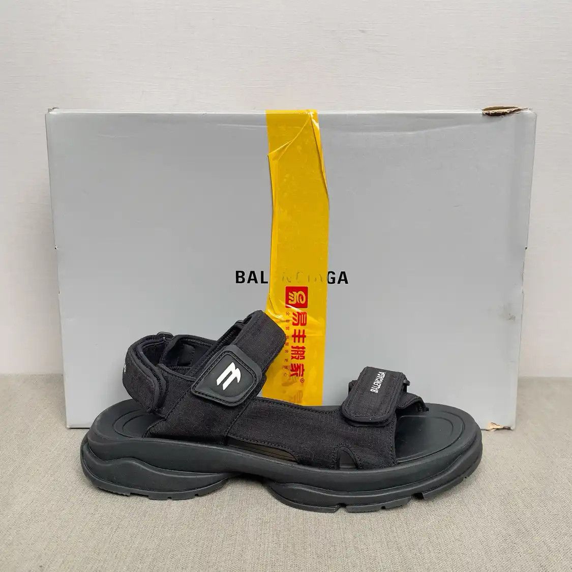 Balenciaga × Crocs Balenciaga x Crocs Hardcrocs Sandal Black sz 43