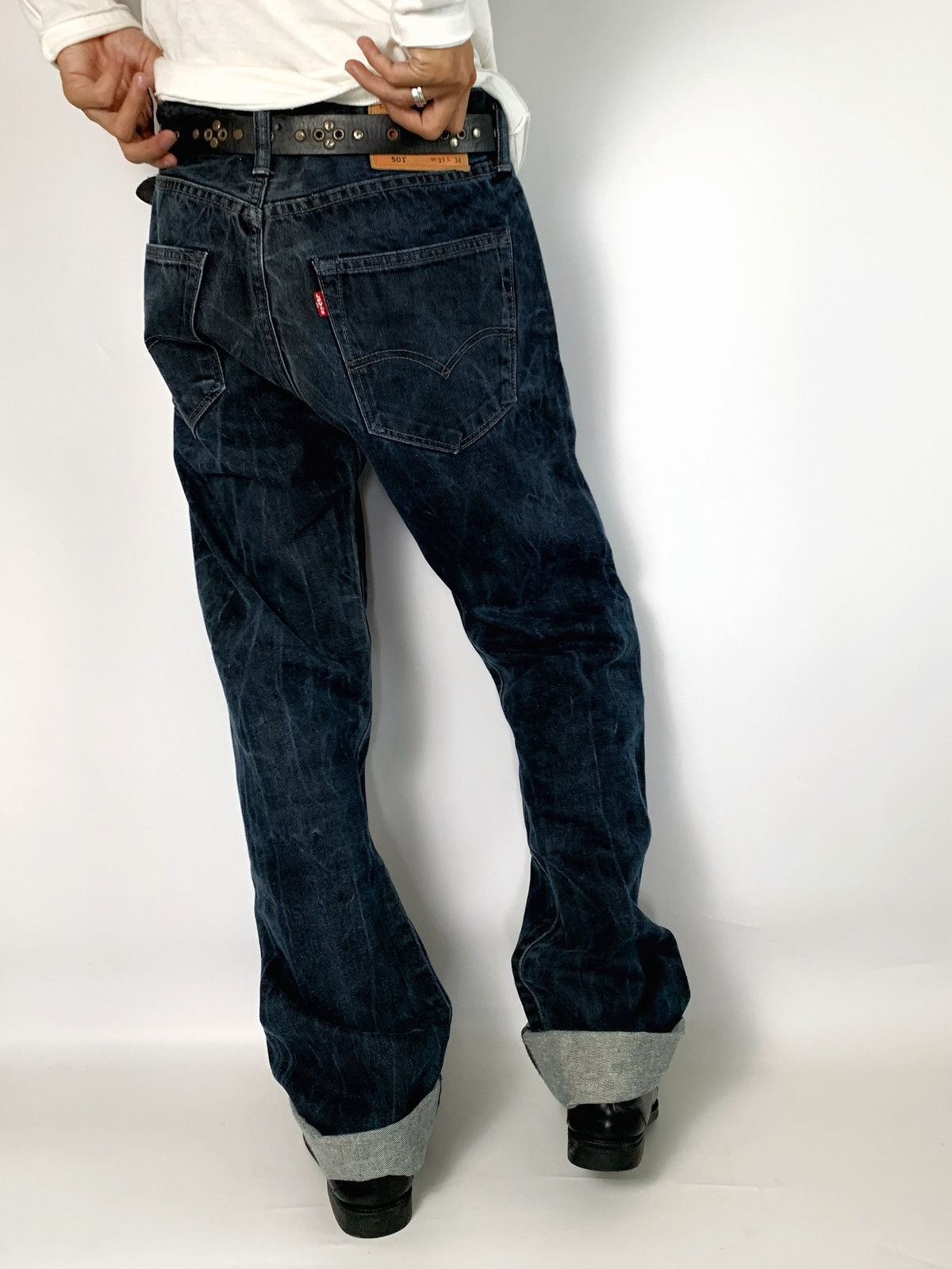 Levi's LEVIS STONEWASH acid JEANS 501 RARE Size US 31 - 18 Thumbnail