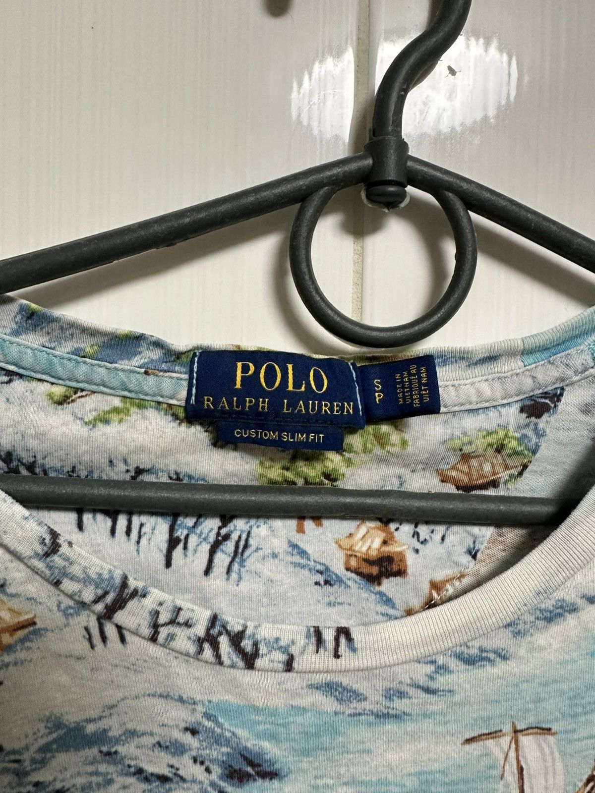 Japanese Brand × Polo Ralph Lauren Polo Ralph Lauren Men's Japanese Seascape Pocket T-Shirt Size US S / EU 44-46 / 1 - 3 Thumbnail
