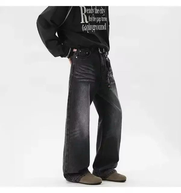 Japanese Brand Asabuki x Hatsu Washed Style Denim Pant Size US 29 - 8 Thumbnail