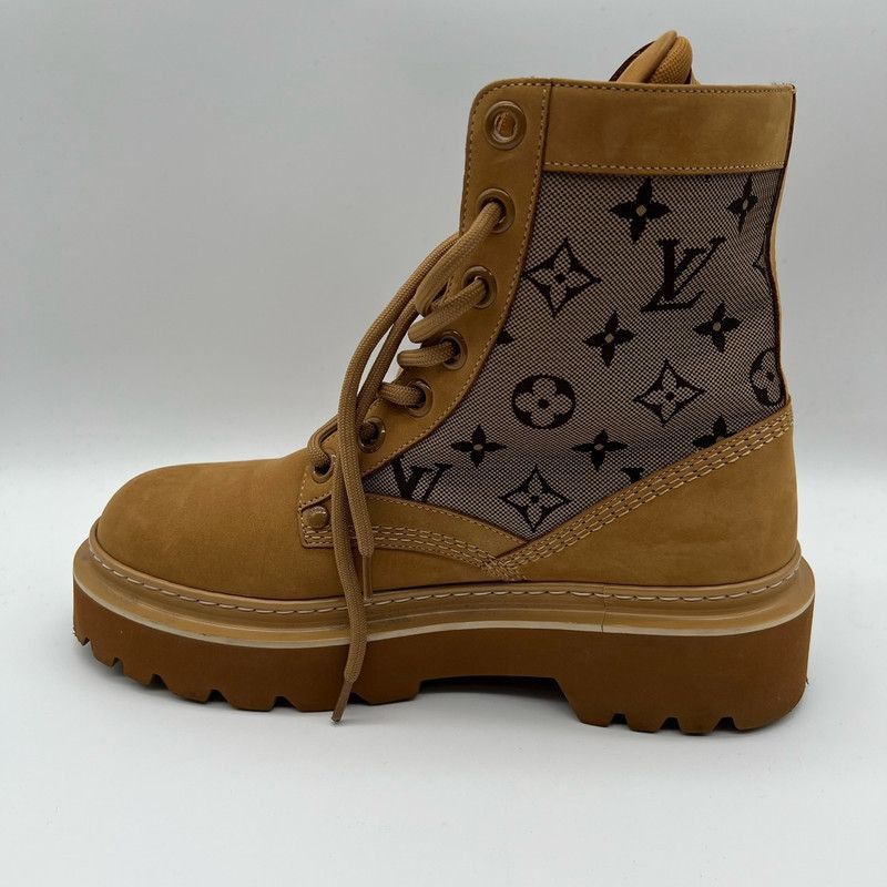 Louis Vuitton Louis Vuitton Ranger Leather Lace-Up Short Boots 0079 Size US 7.5 / EU 40-41 - 6 Thumbnail