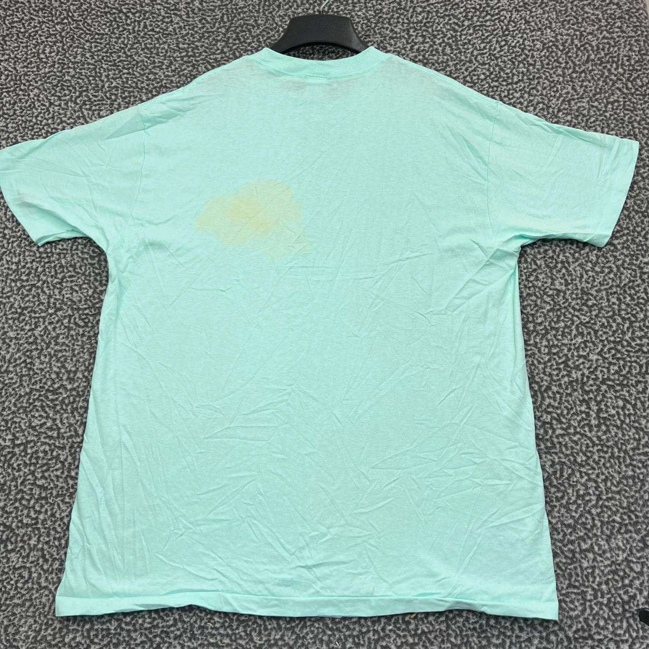 Anvil Vintage Circle Bell Shirt Men XL Blue Anvil Short Sleeve Size US XL / EU 56 / 4 - 2 Thumbnail
