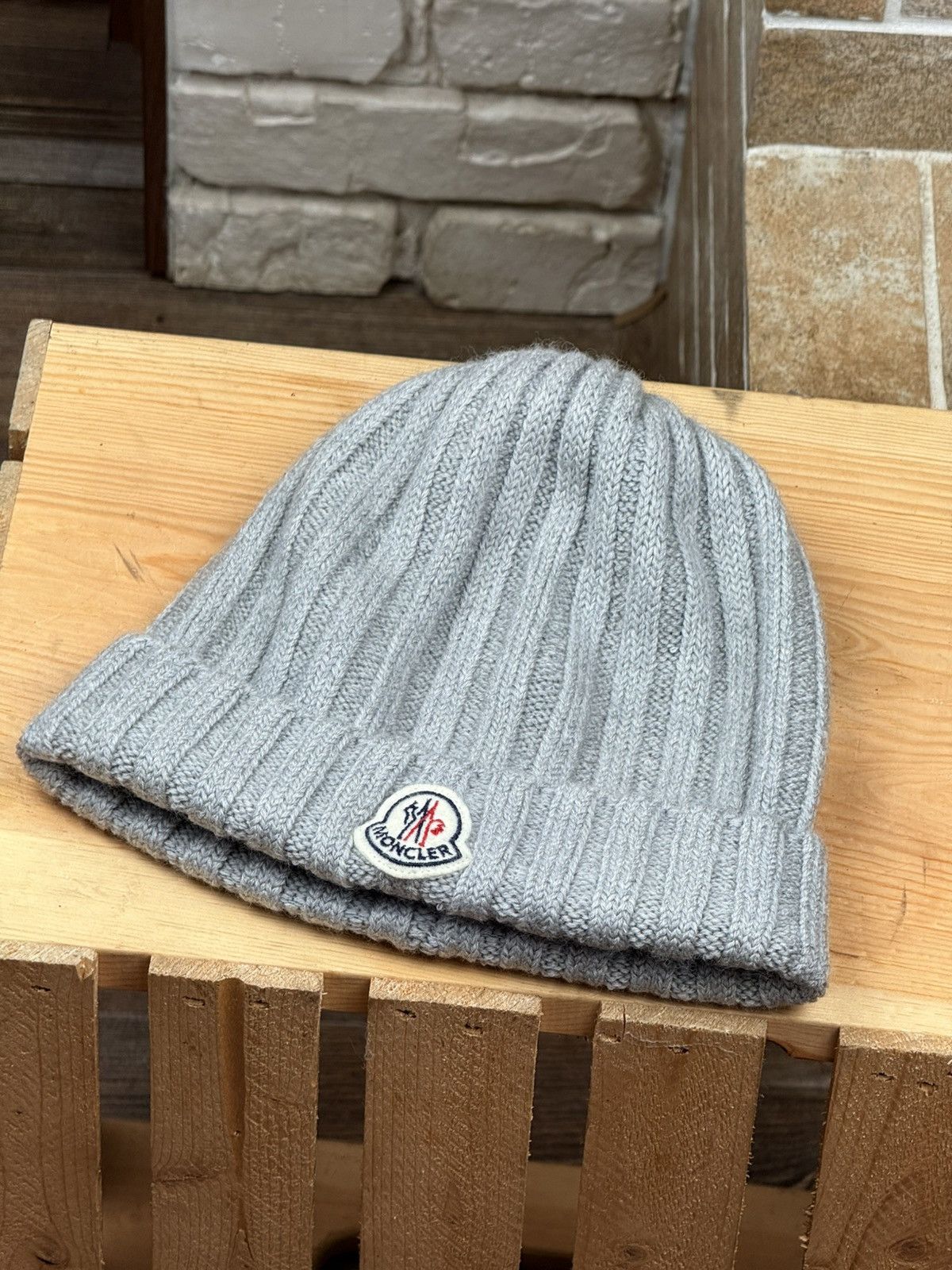 Moncler Moncler Wool Beanie Hat Size ONE SIZE - 3 Thumbnail