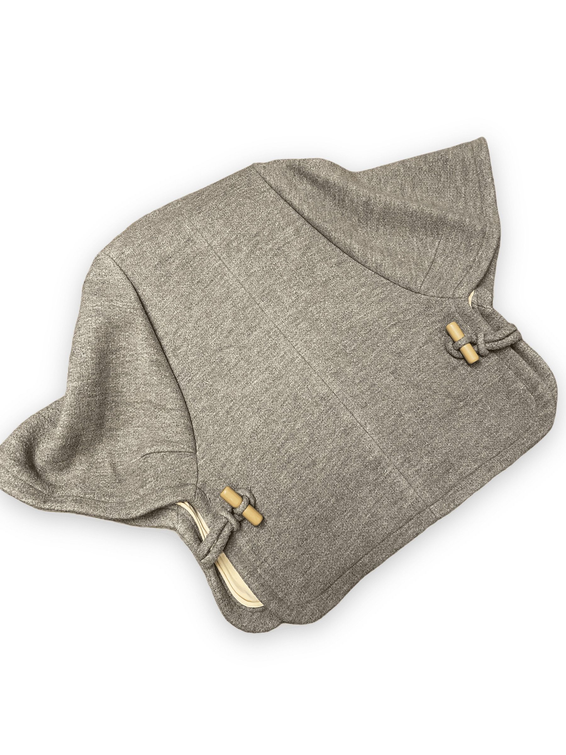 Chloe Vintage Chloe Designer Grey Capelet With Toggles Size L Size L / US 10 / IT 46 - 4 Thumbnail