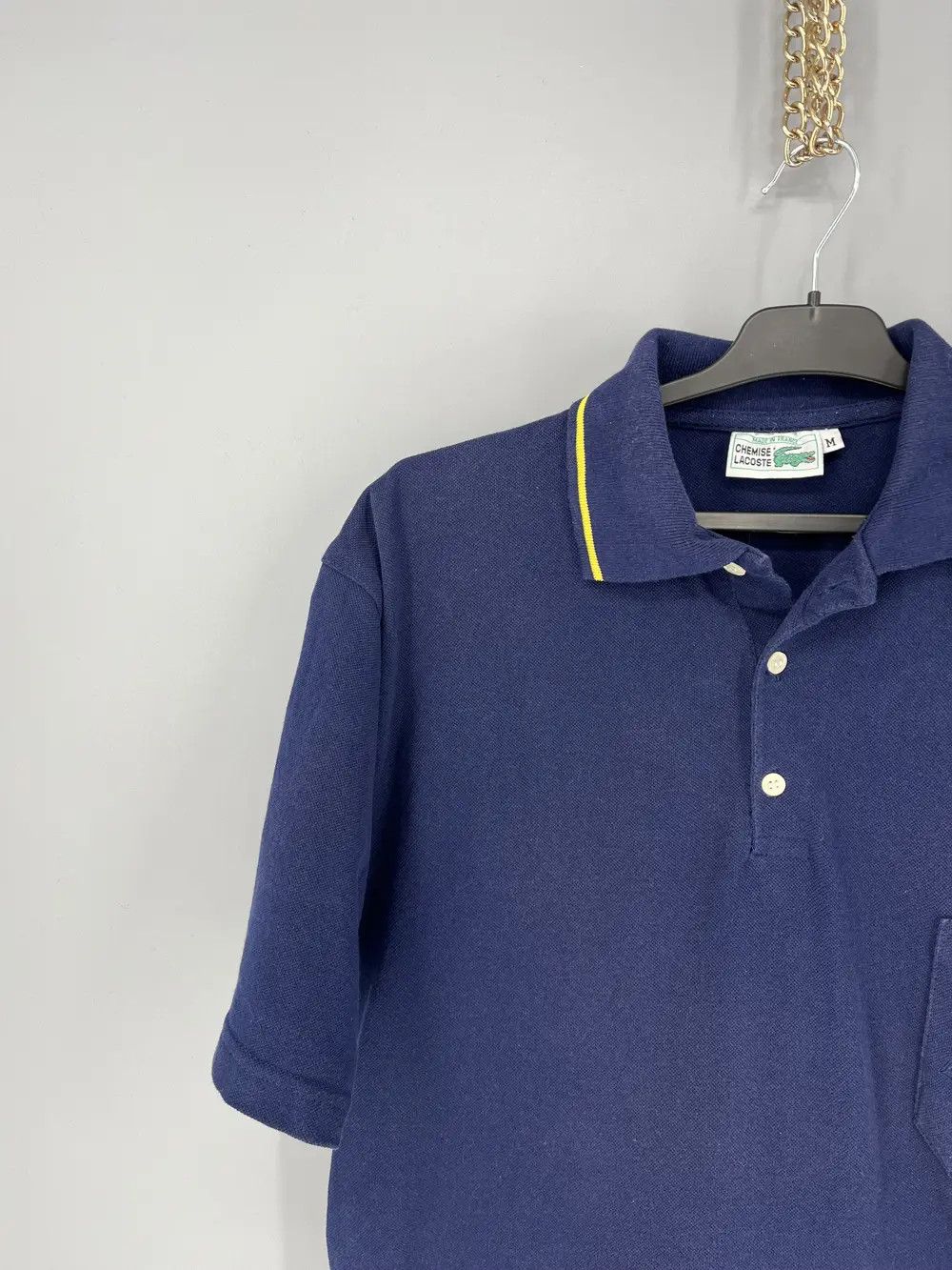 Lacoste Vintage Chemise Lacoste Big Logo Made in France Polo t-shirt Size US M / EU 48-50 / 2 - 5 Thumbnail