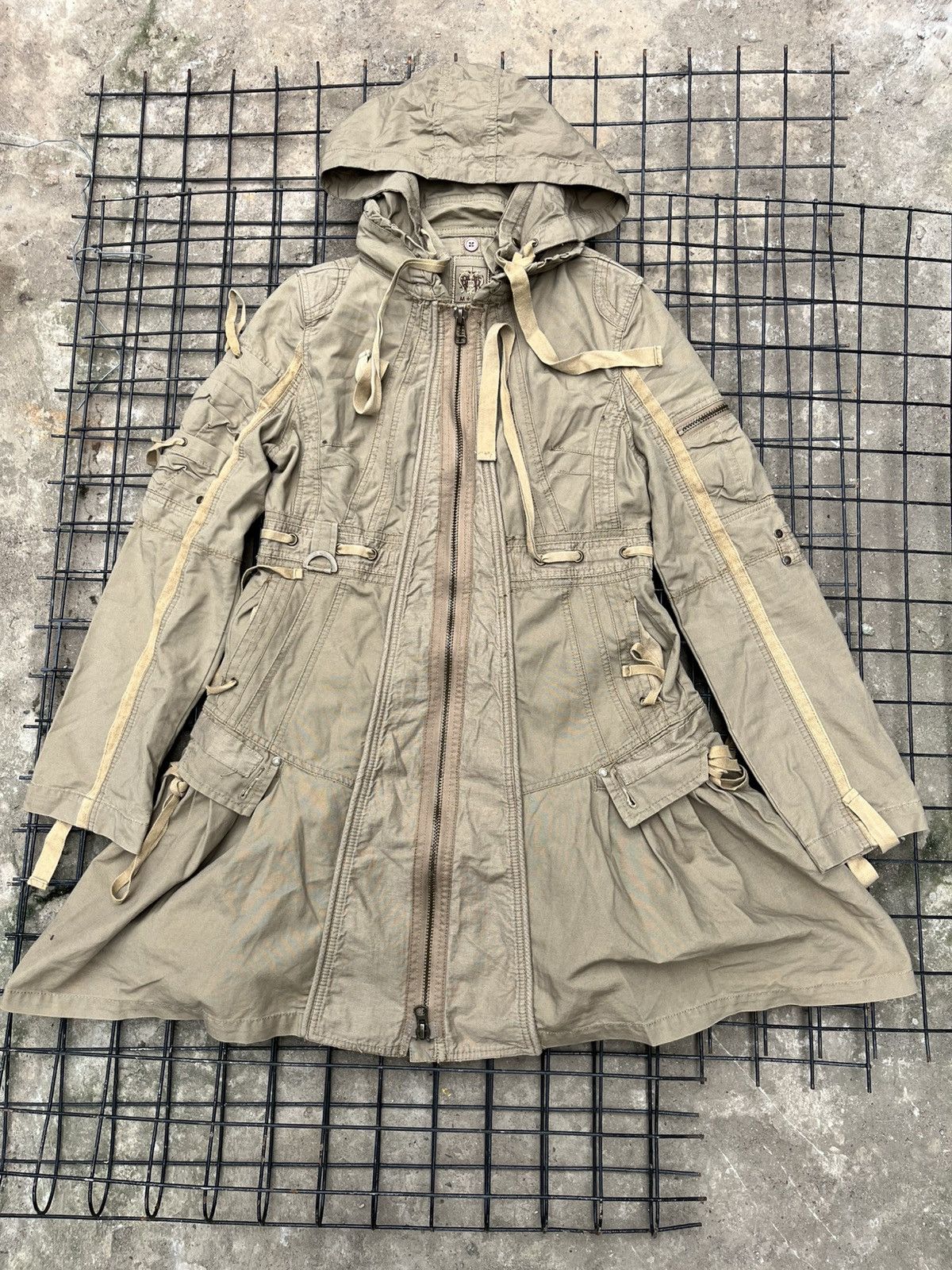 Marithe + Francois Girbaud Vintage Marithé + François Girbaud Women's Bondage Coat Size M / US 6-8 / IT 42-44 - 1 Thumbnail