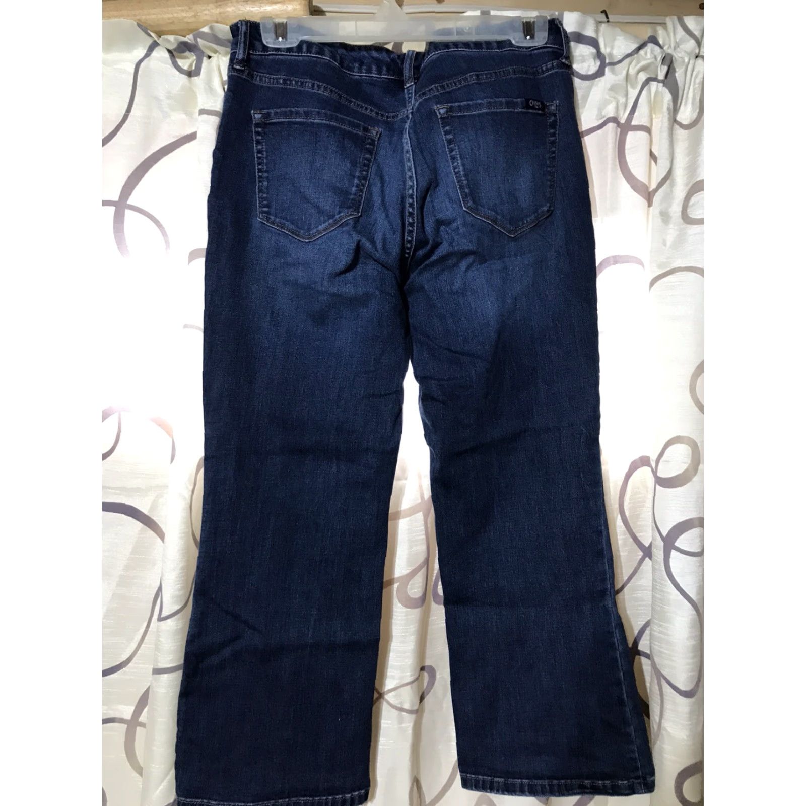 Chaps VINTAGE Chaps Women’s Crop Jeans Size 10 Mid-Rise Denim 30in Stretch Pockets Formal Size 32" / US 10 / IT 46 - 3 Thumbnail
