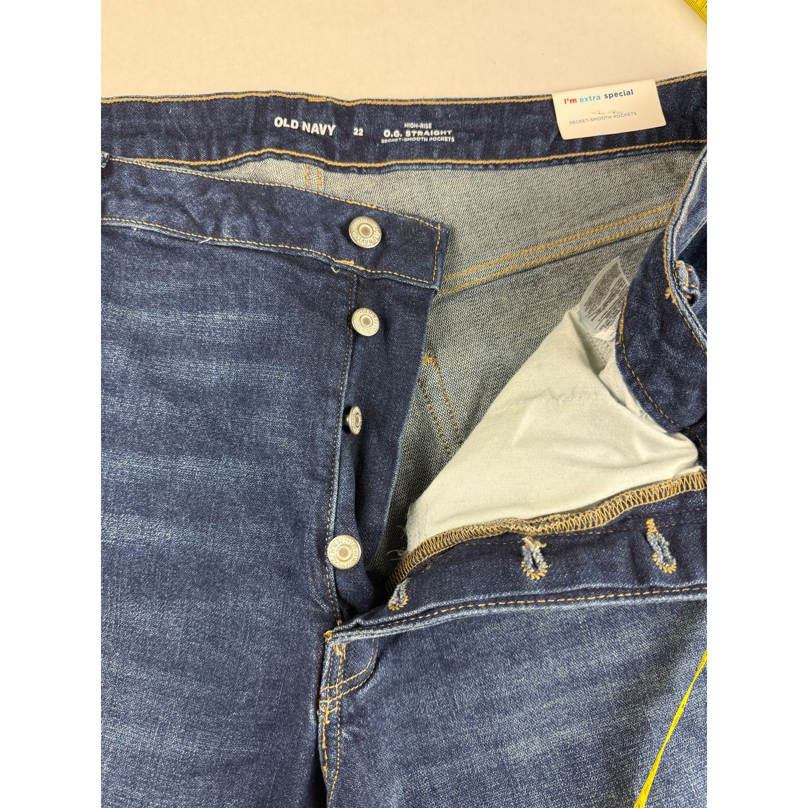 Old Navy Old navy HIGH-RISEO.G. STRAIGHT SECRET-plus size 22 Size 22" - 4 Thumbnail