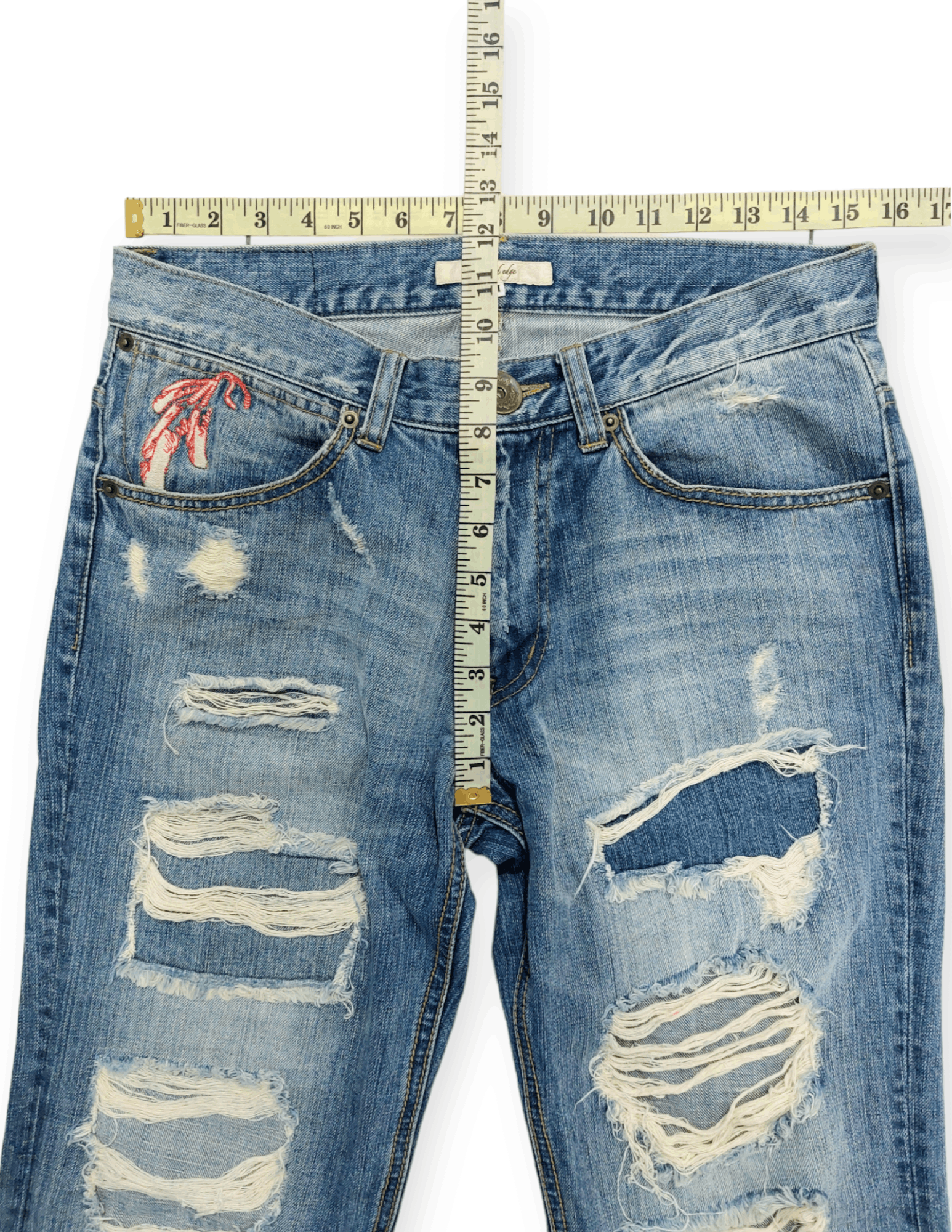 Other G-Land Edge Ripped Kurt Cobain Style Denim Size US 30 / EU 46 - 22 Thumbnail