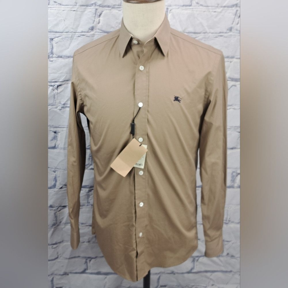 Burberry NWT Burberry Men's Cambridge Button Down Shirt Equestrian K Size US XS / EU 42 / 0 - 9 Thumbnail