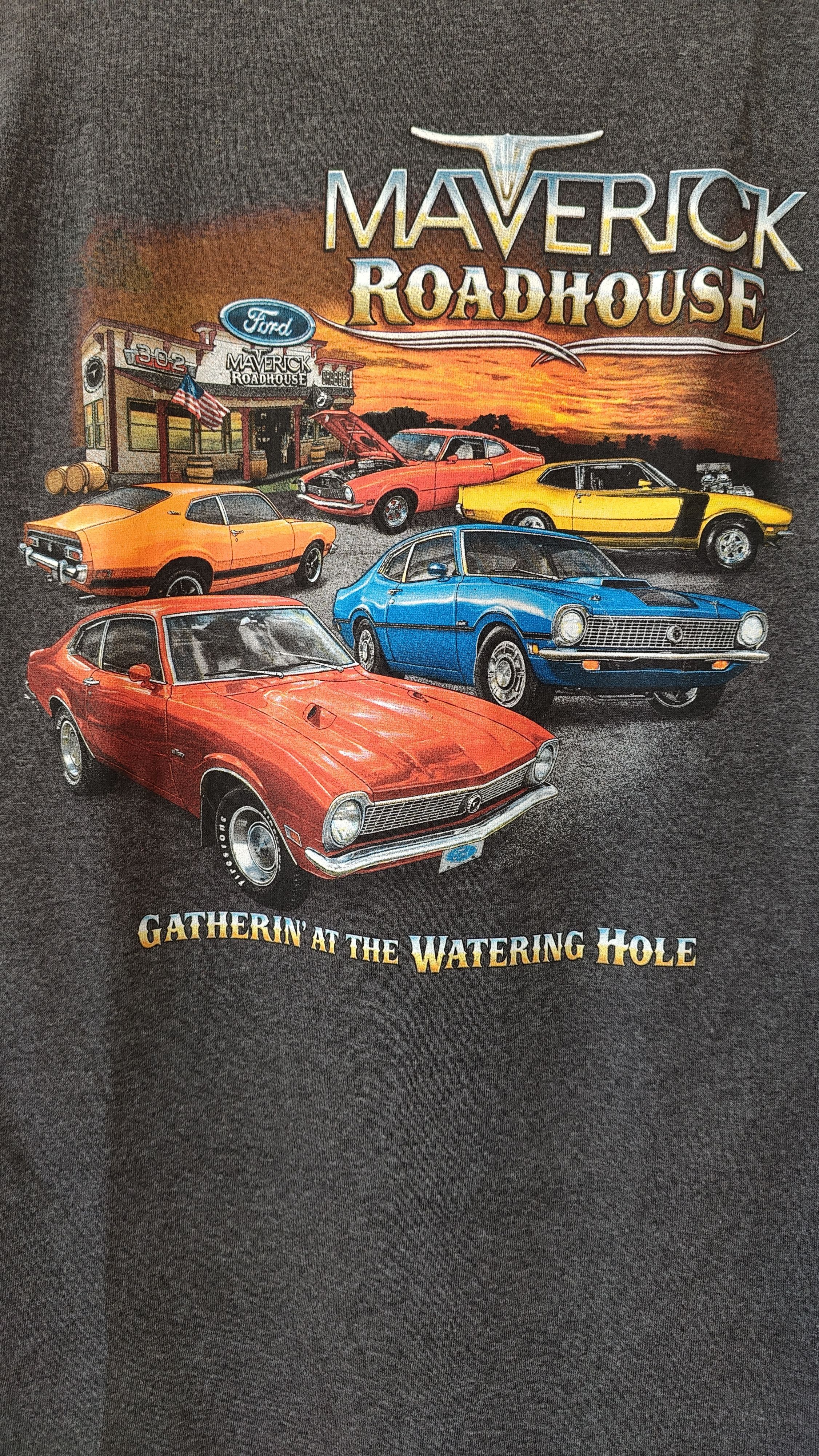 Ford RARE Vintage Ford Roadhouse 90s Classic USA Cars tshirt Size US L / EU 52-54 / 3 - 2 Thumbnail