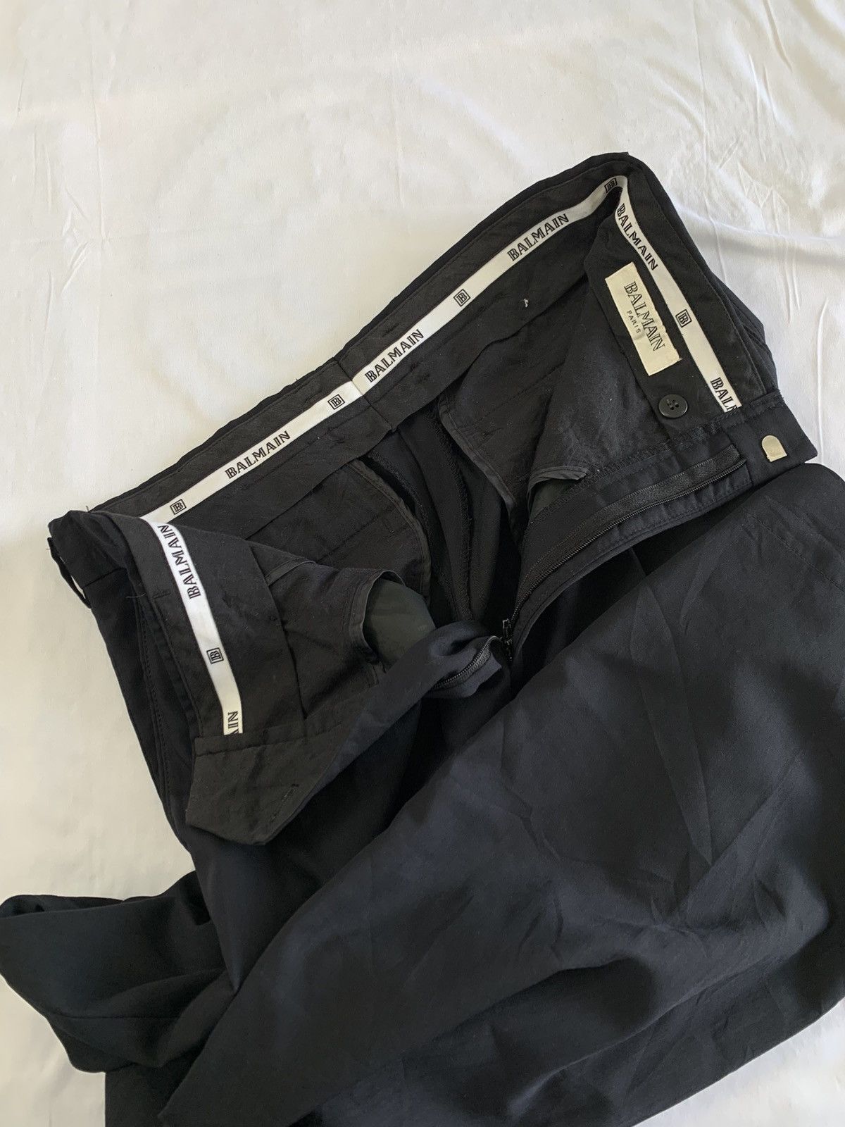 Balmain balmain double pleated trousers pant Size US 30 / EU 46 - 6 Thumbnail