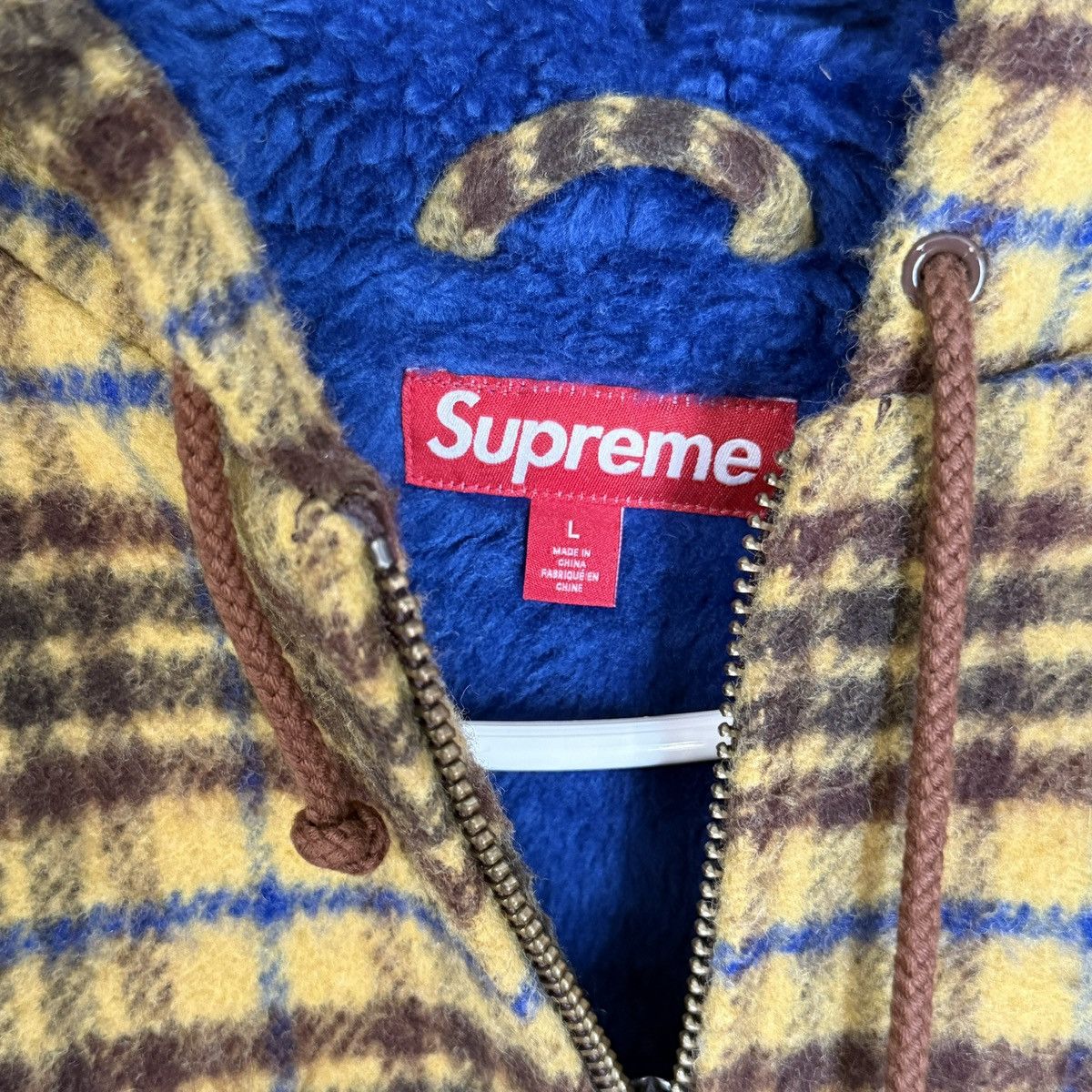 Supreme SUPREME PLAID WOOL WORK JACKET Size US L / EU 52-54 / 3 - 2 Thumbnail